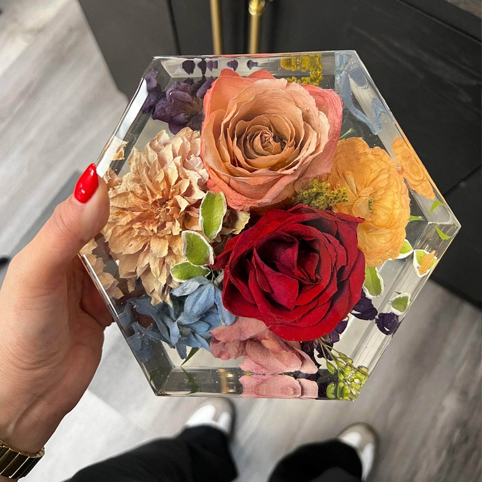 dbandrea Floral Block 6" Hexagon