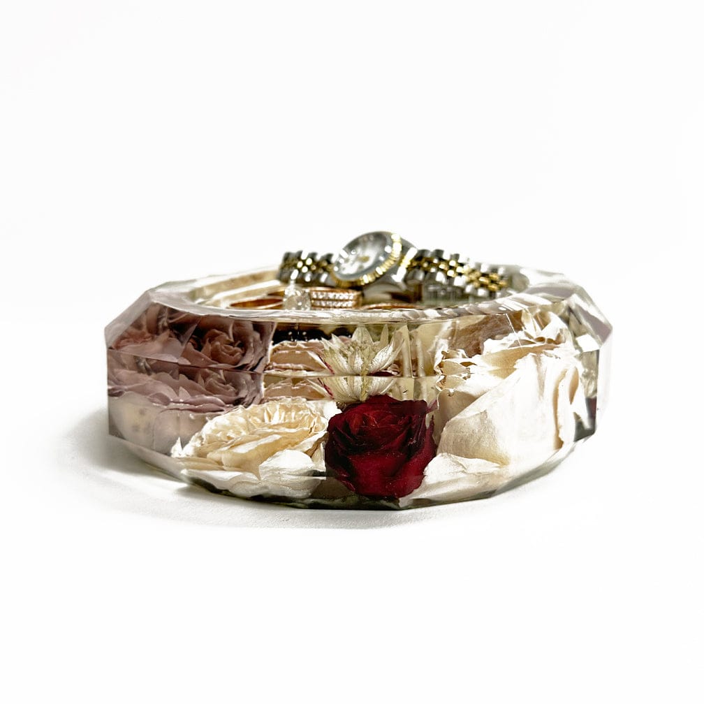 dbandrea Floral Block 6" Jewelry Dish