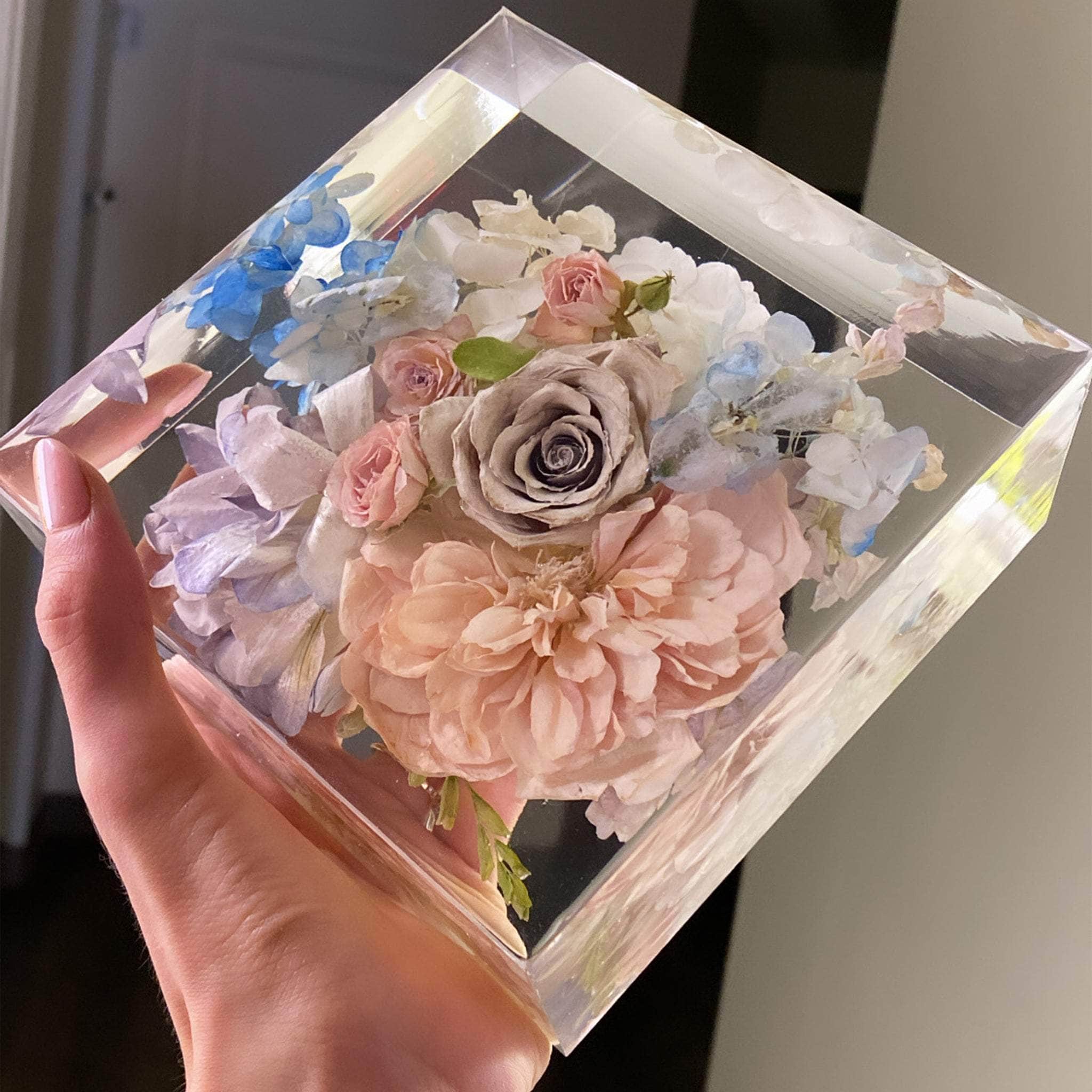 dbandrea Floral Block 6" x 6" Square