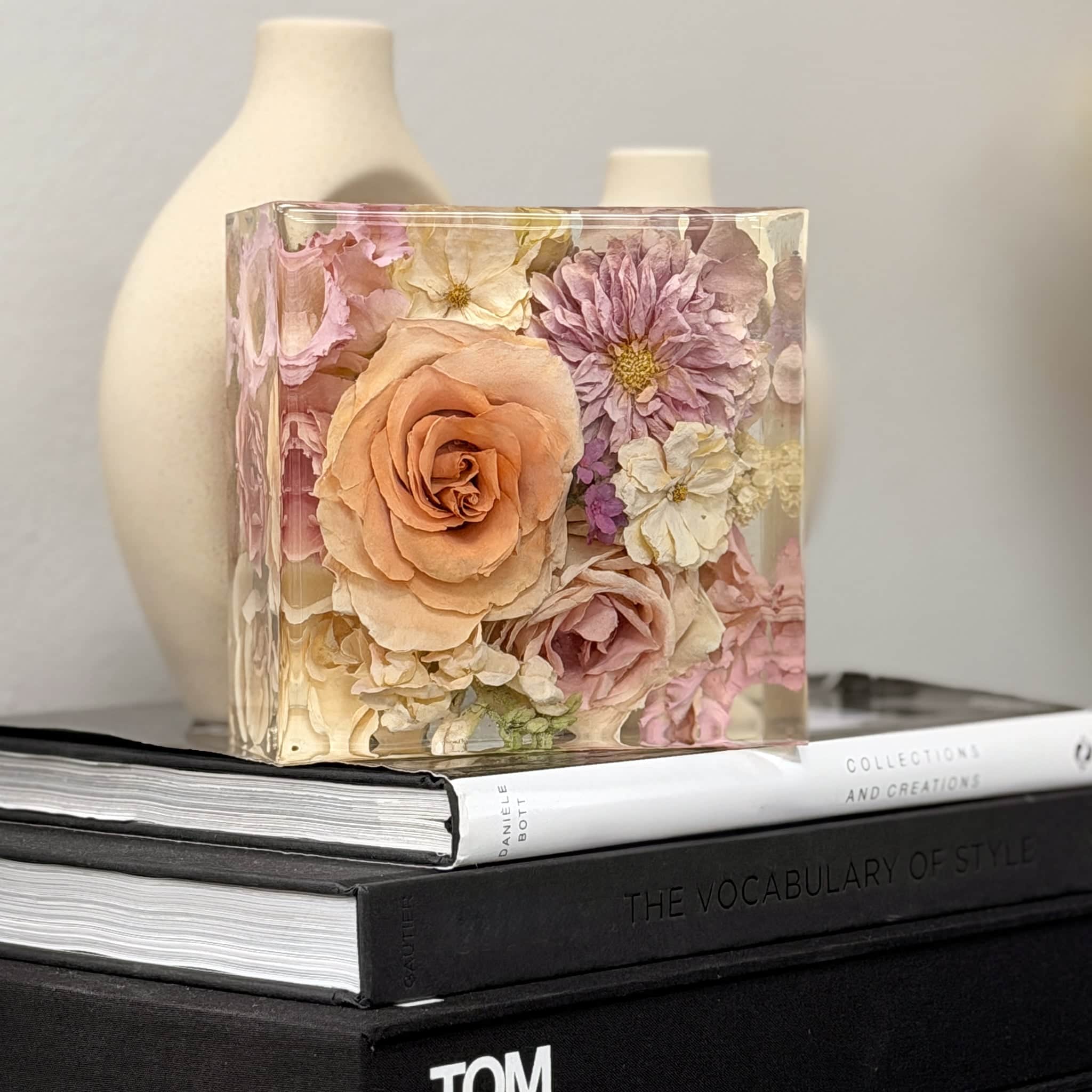 dbandrea Floral Block 6" x 6" Square