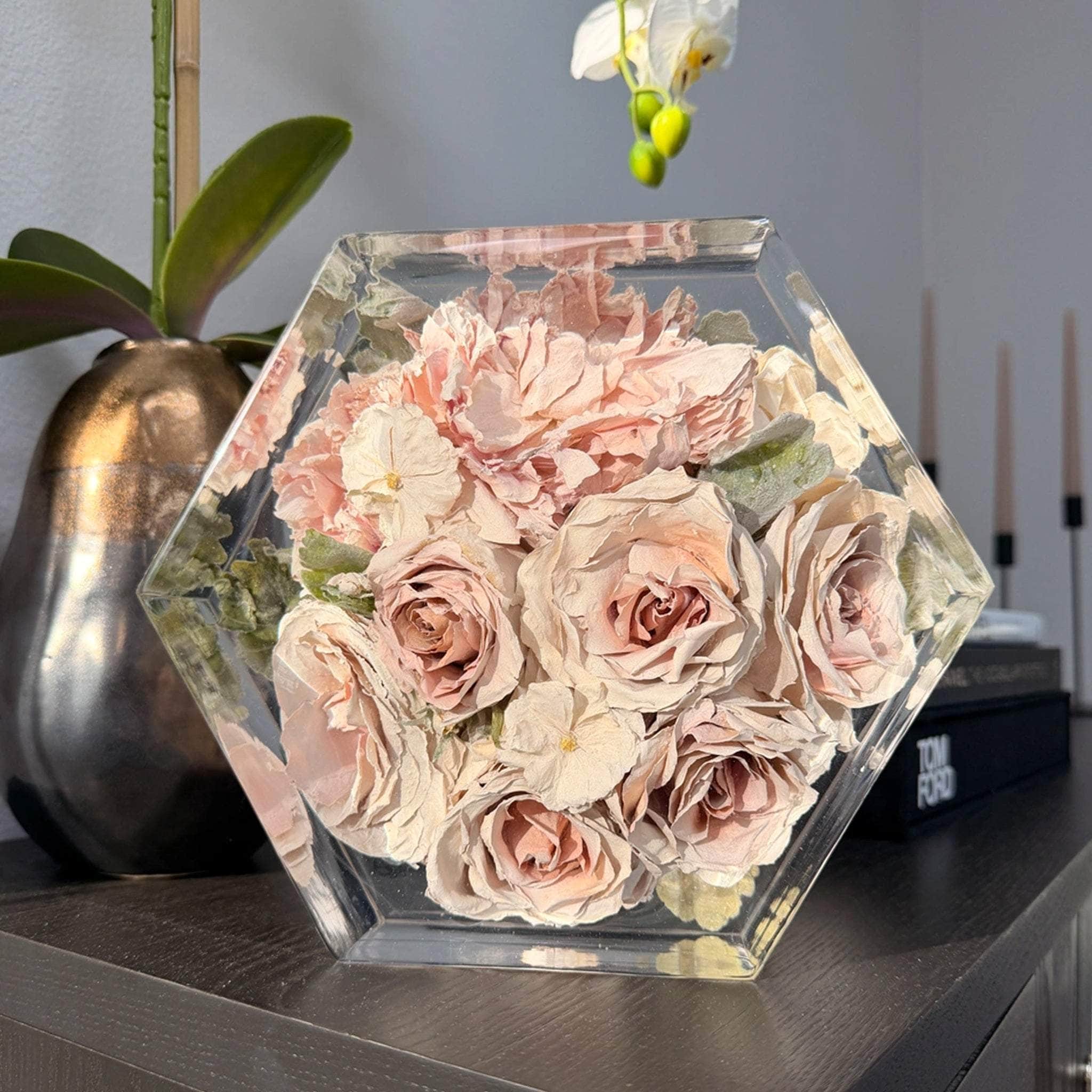 dbandrea Floral Block 8" Hexagon
