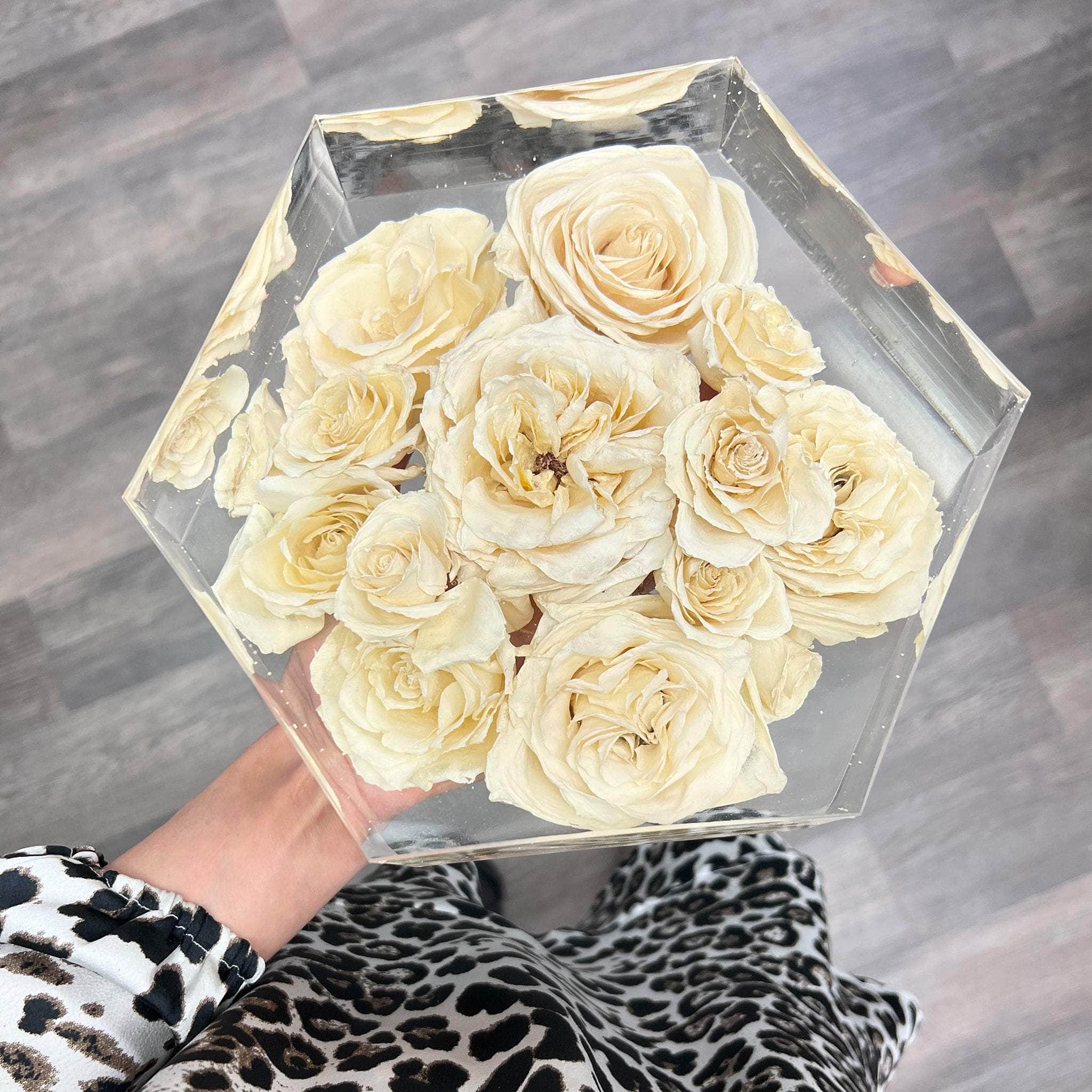 dbandrea Floral Block 8" Hexagon