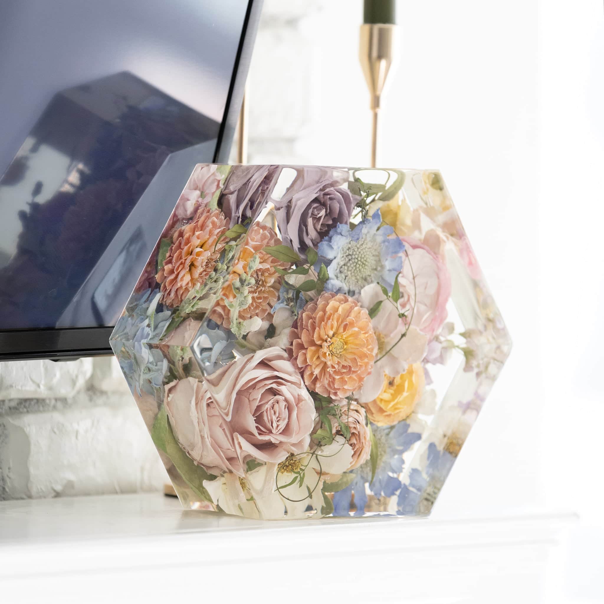 dbandrea Floral Block 8" Hexagon