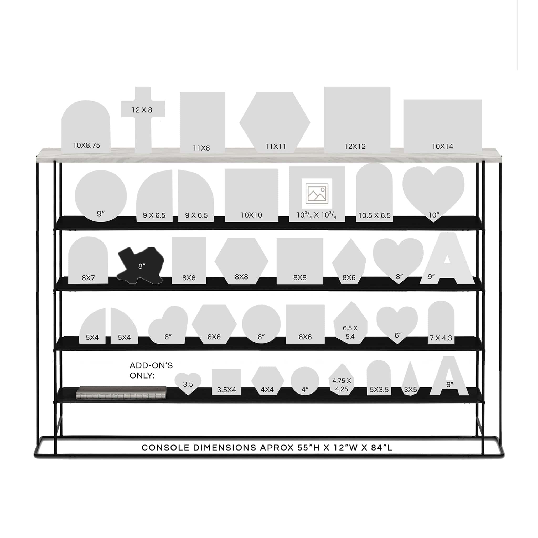 dbandrea Floral Block 8" Texas