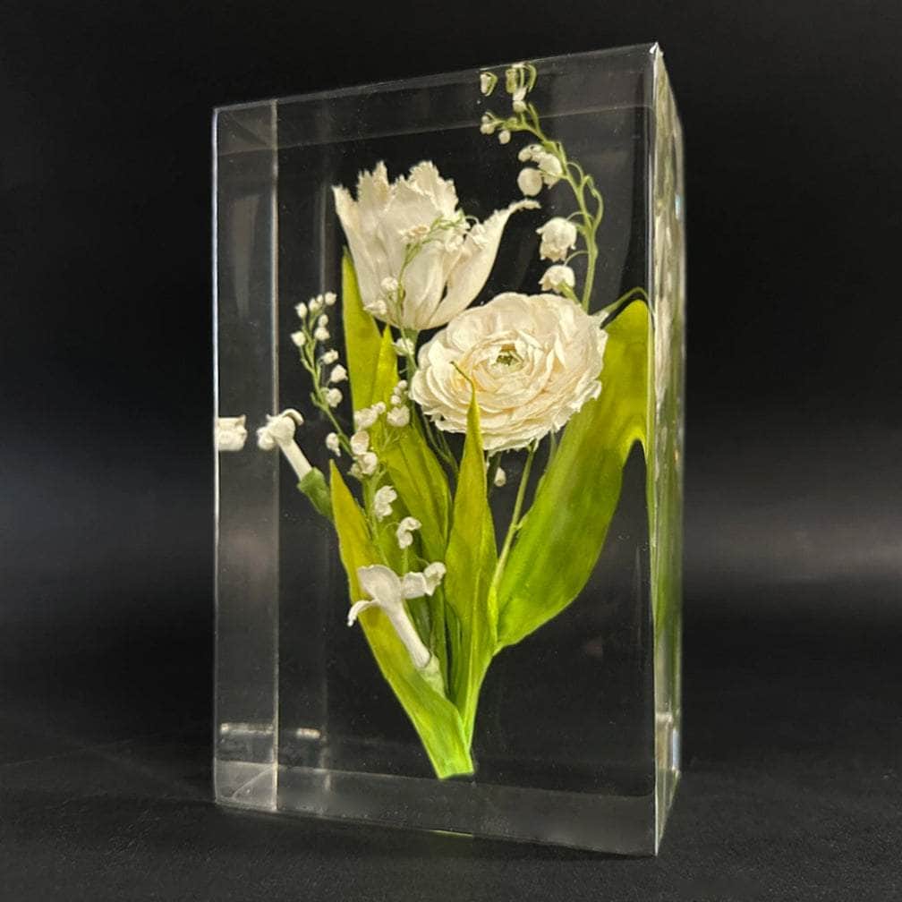 dbandrea Floral Block 8" x 5" Rectangle