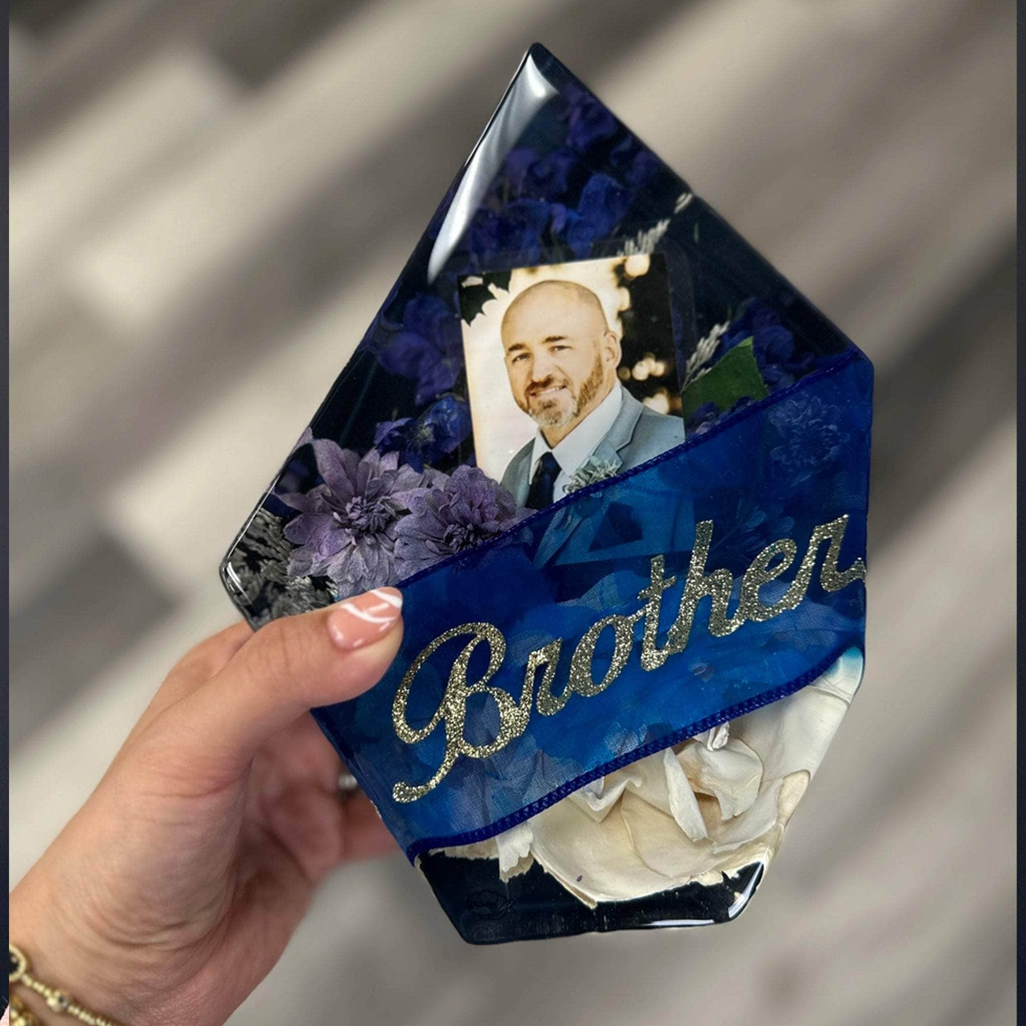 dbandrea Floral Block 8" x 6" Gem