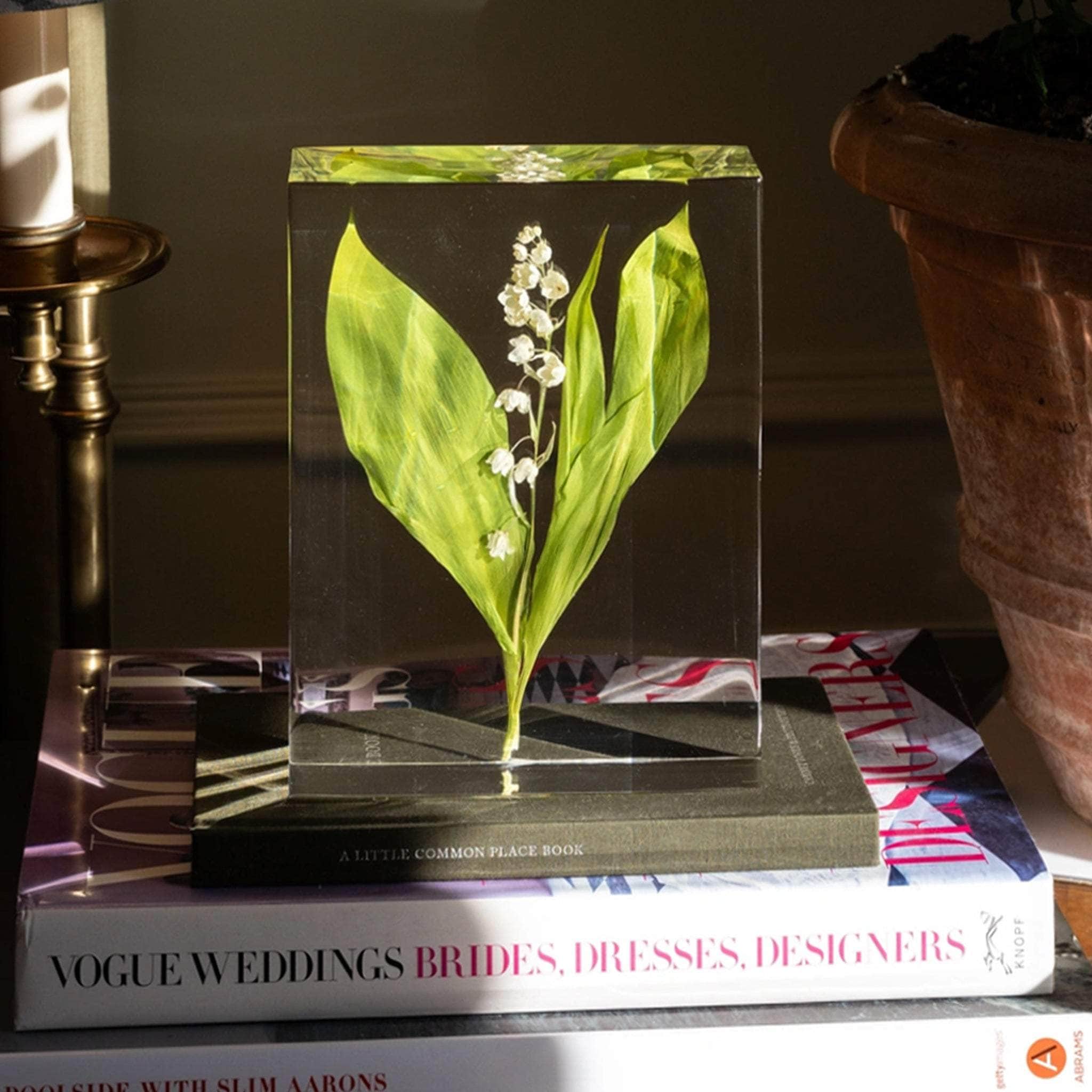 dbandrea Floral Block 8" x 6" Rectangle