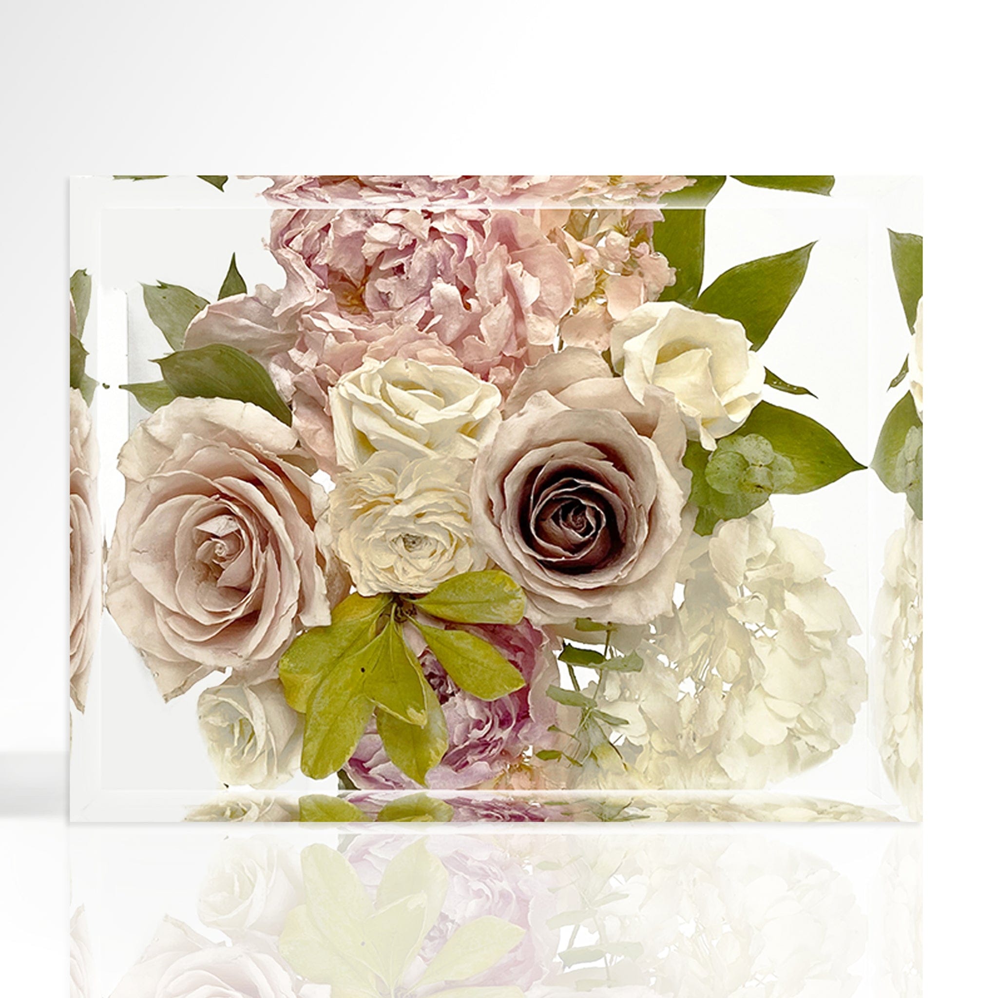 dbandrea Floral Block 8" x 6" Rectangle