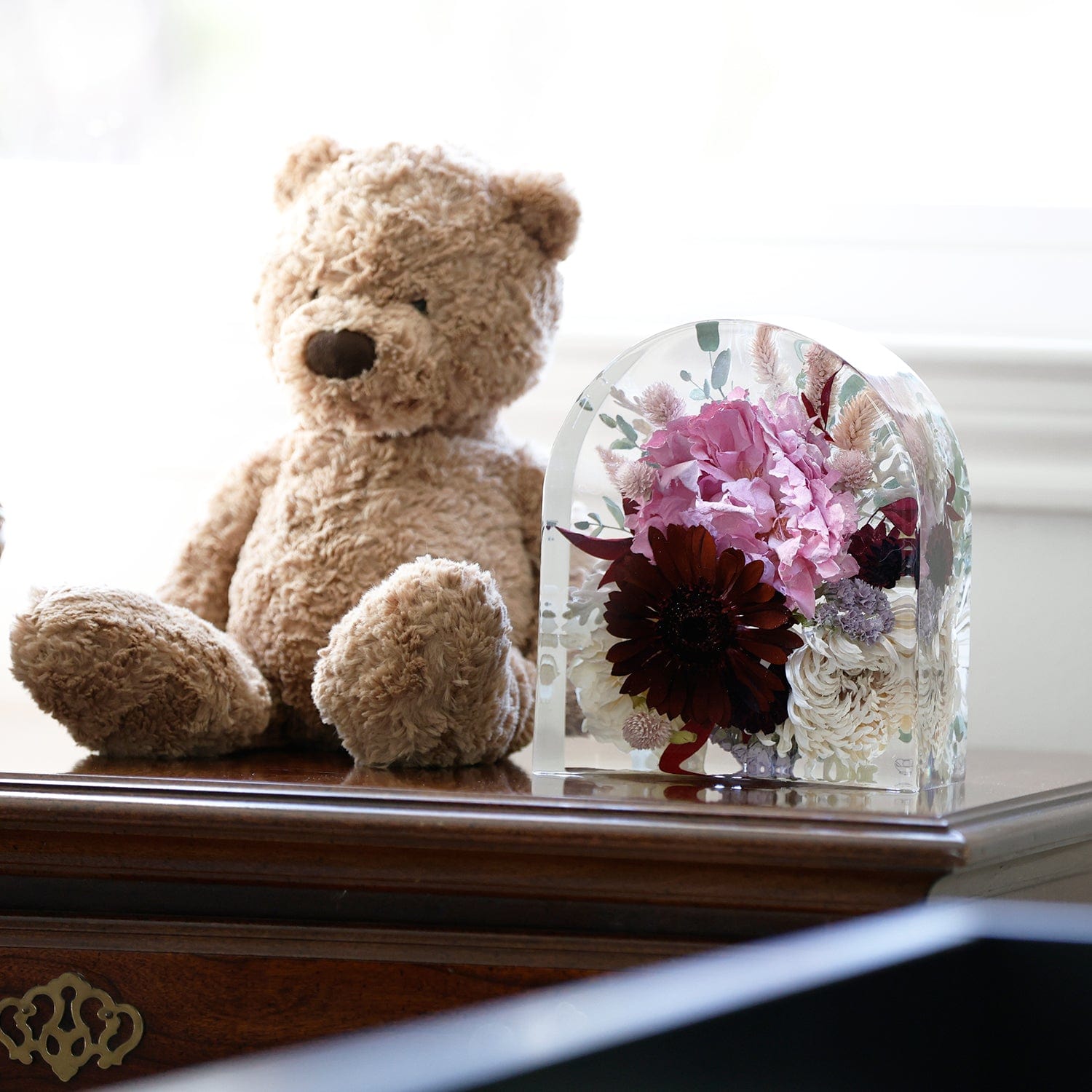 dbandrea Floral Block 8" x 7" Arch