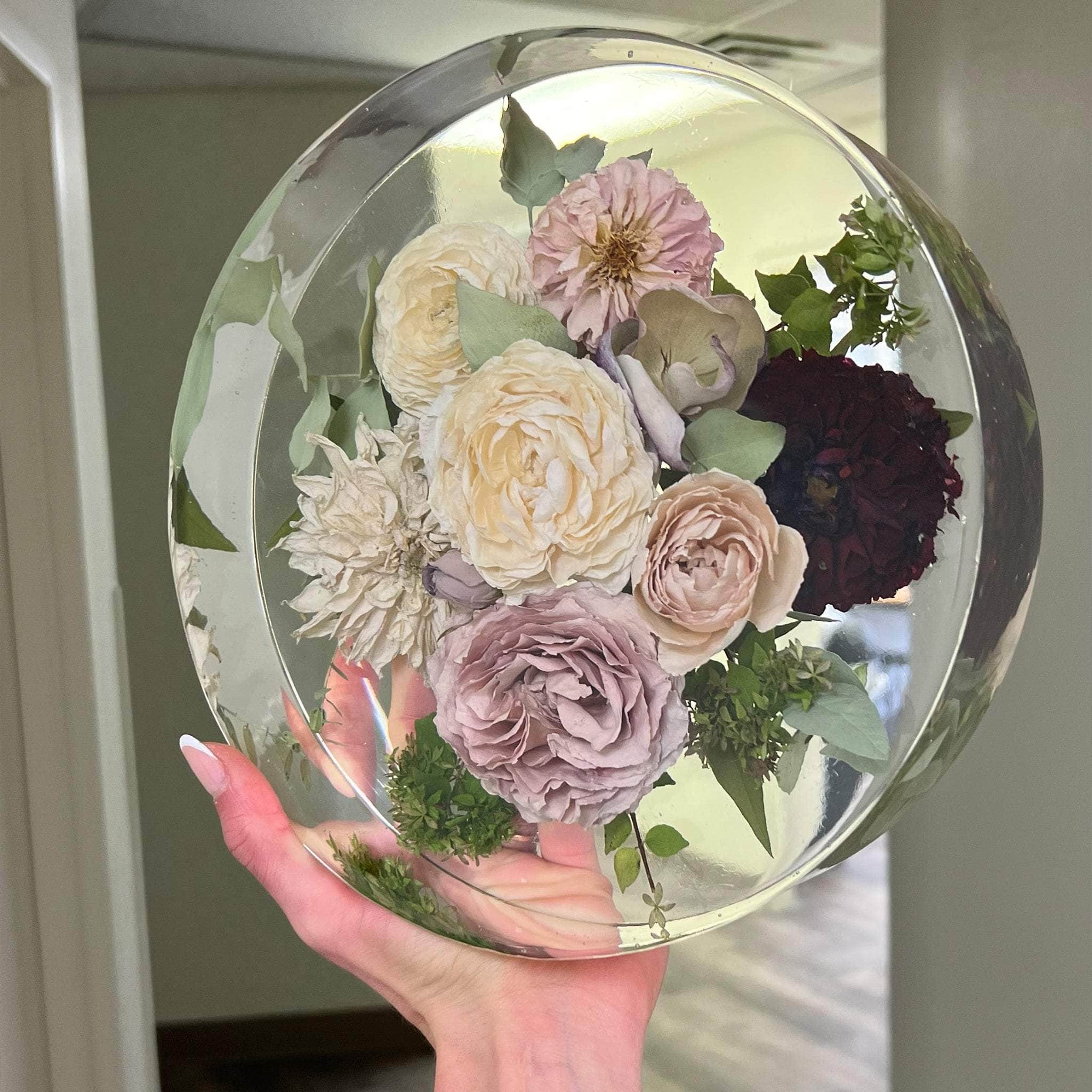 dbandrea Floral Block 9" Circle