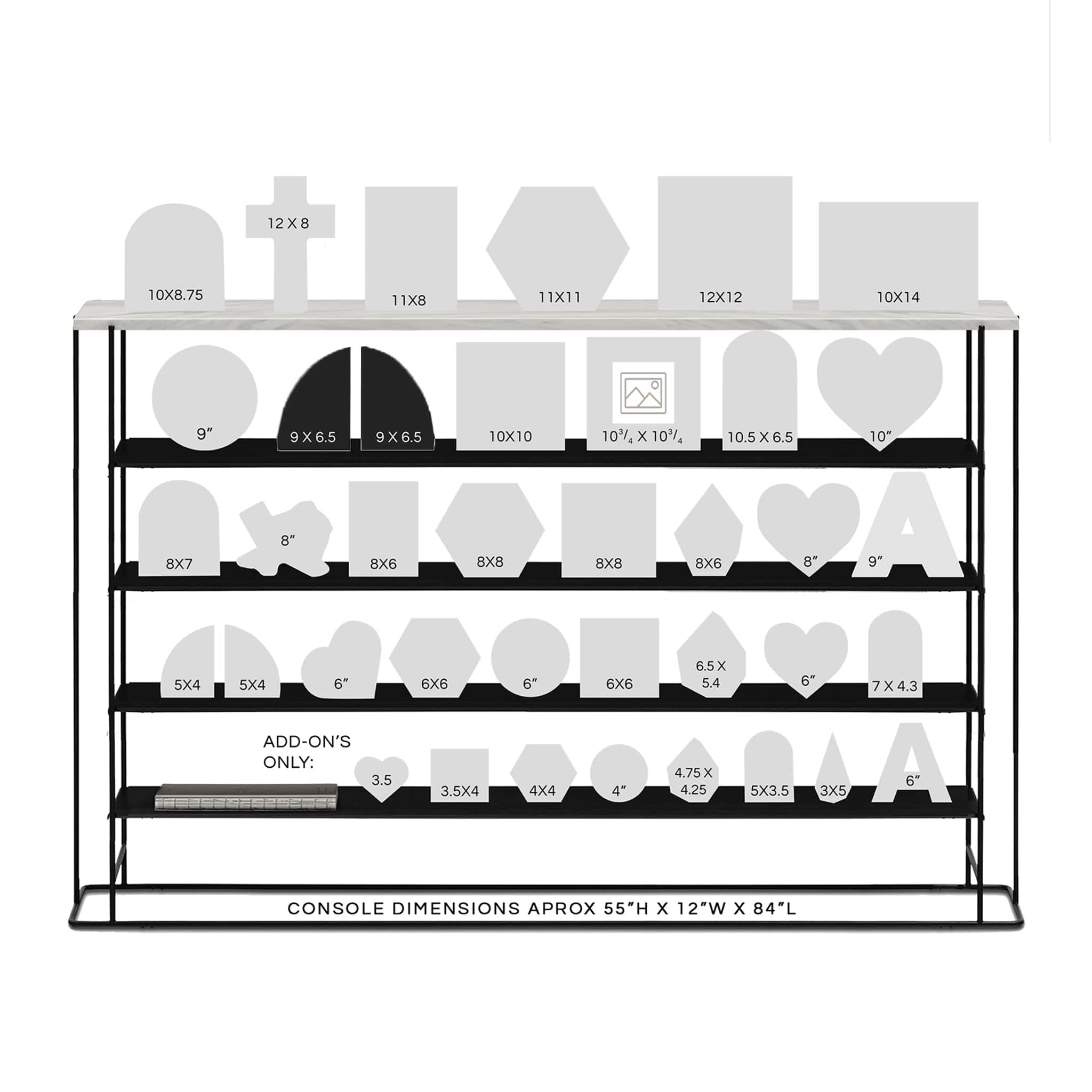 dbandrea Floral Block 9" x 6.5" Bookends