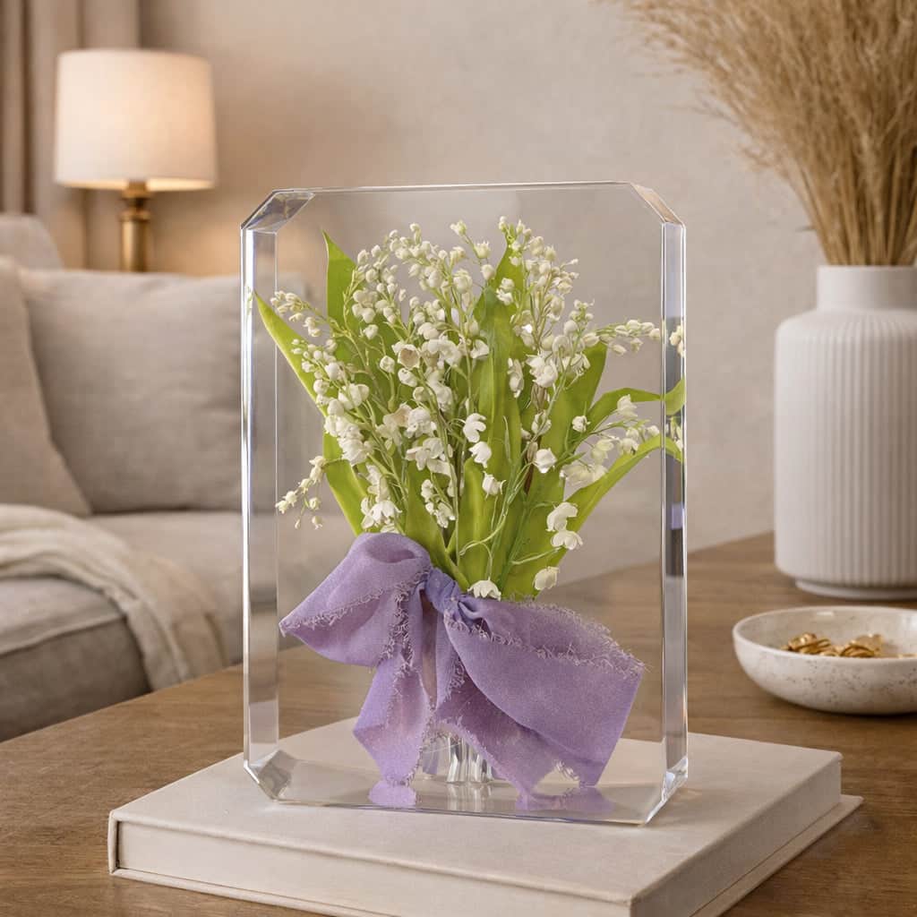 dbandrea Floral Block 9" x 6" Emerald