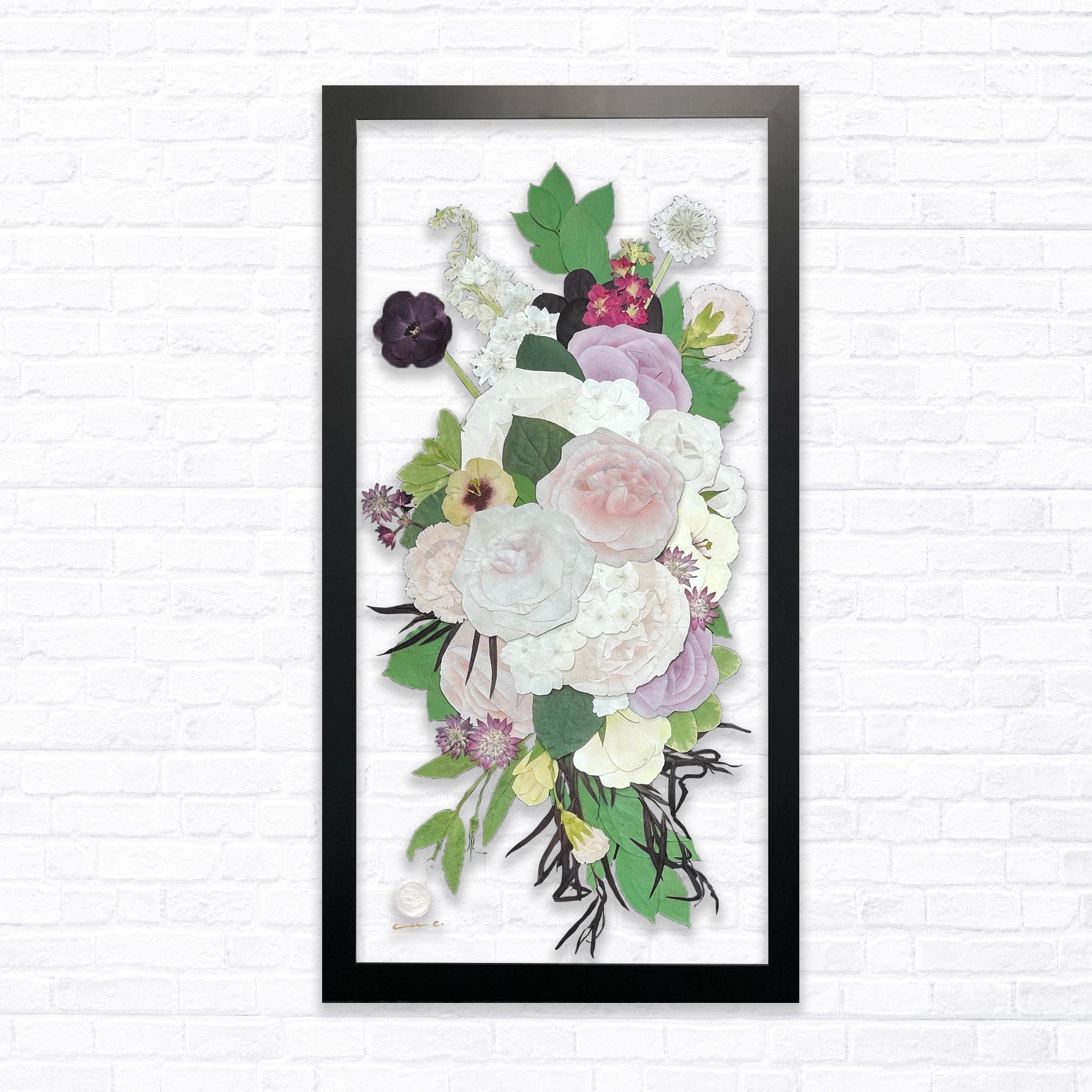 dbandrea Pressed (Framed) 12" x 24" Single Panel Floating Frame