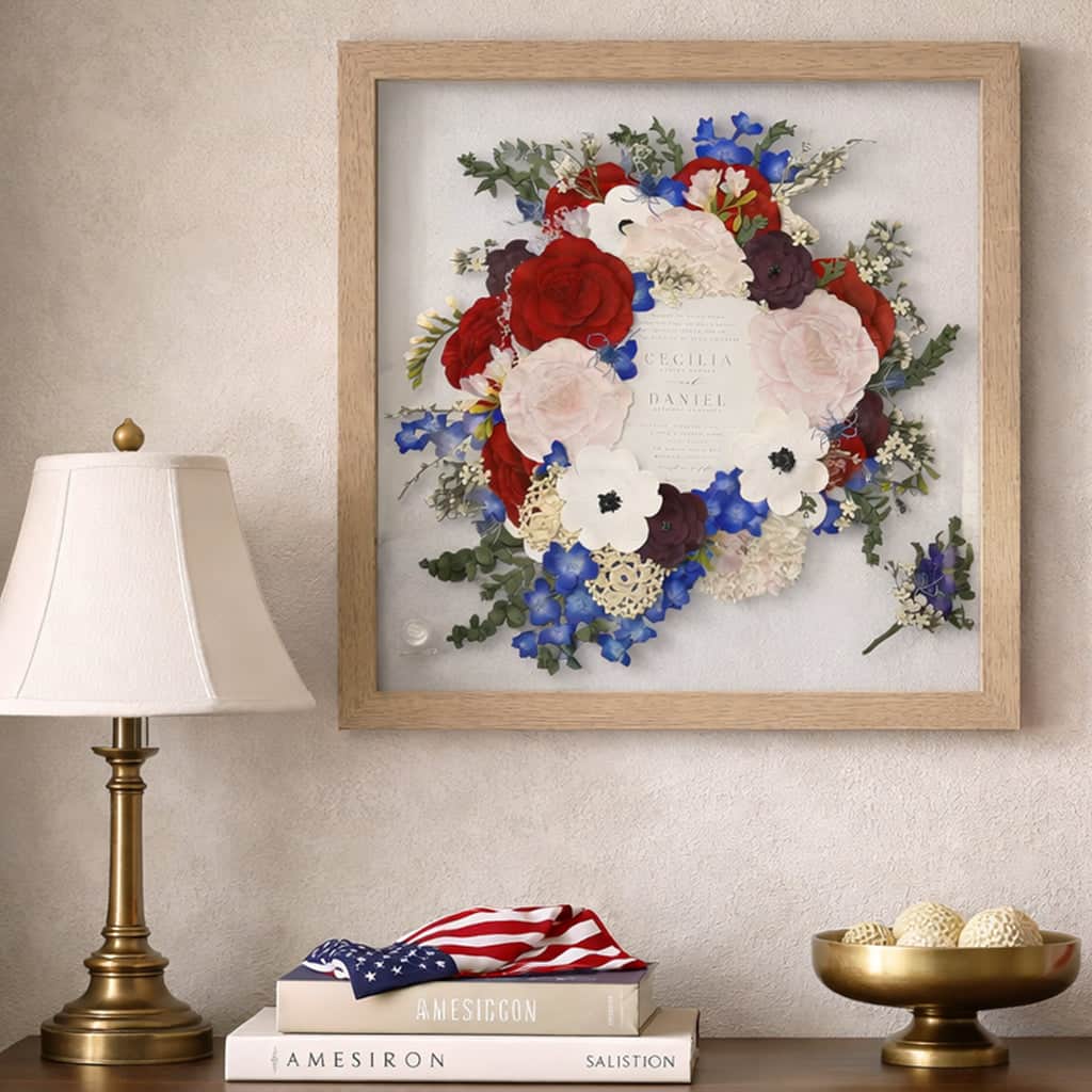 dbandrea Pressed (Framed) 20" x 20" Floating Frame