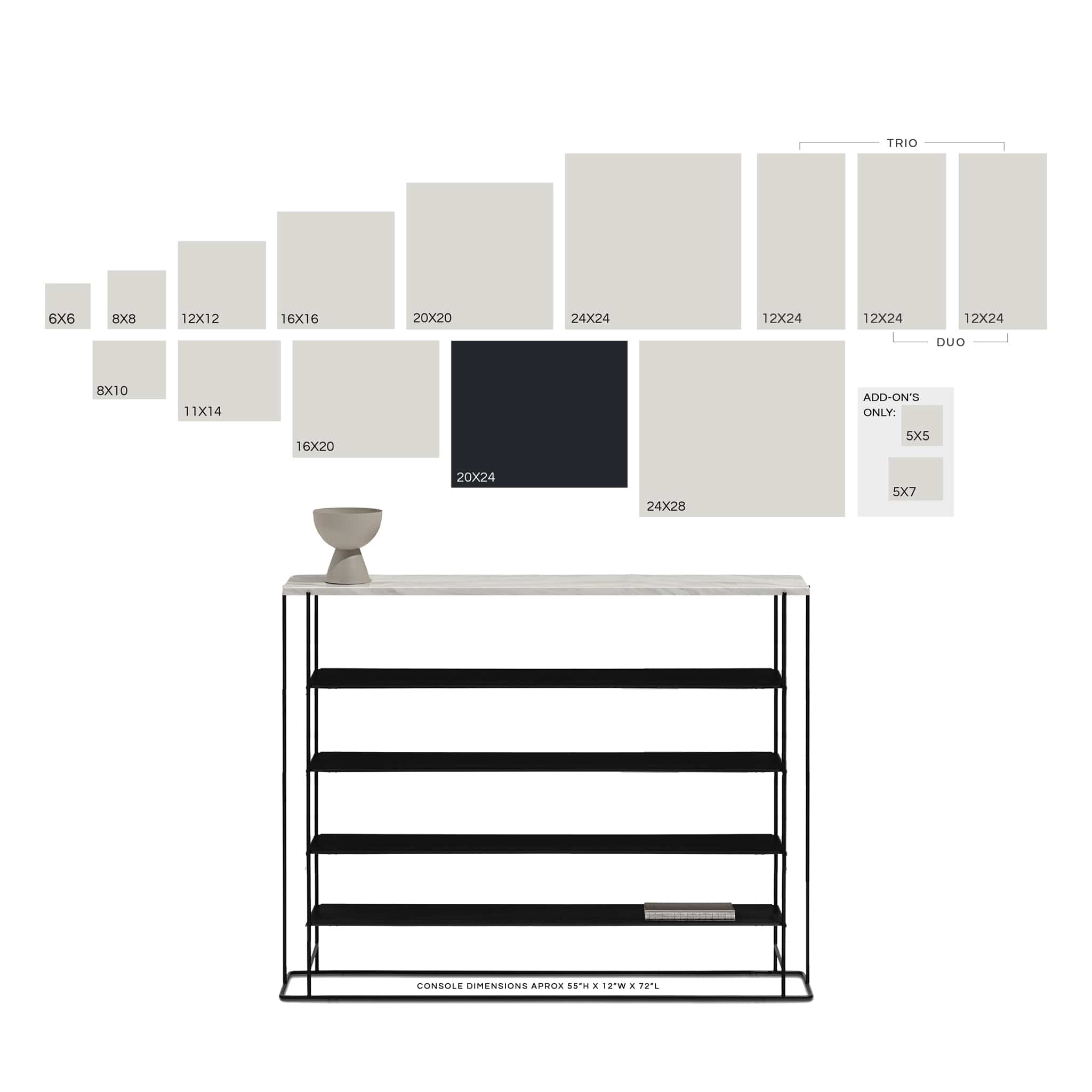 dbandrea Pressed (Framed) 20" x 24" Classic Frame