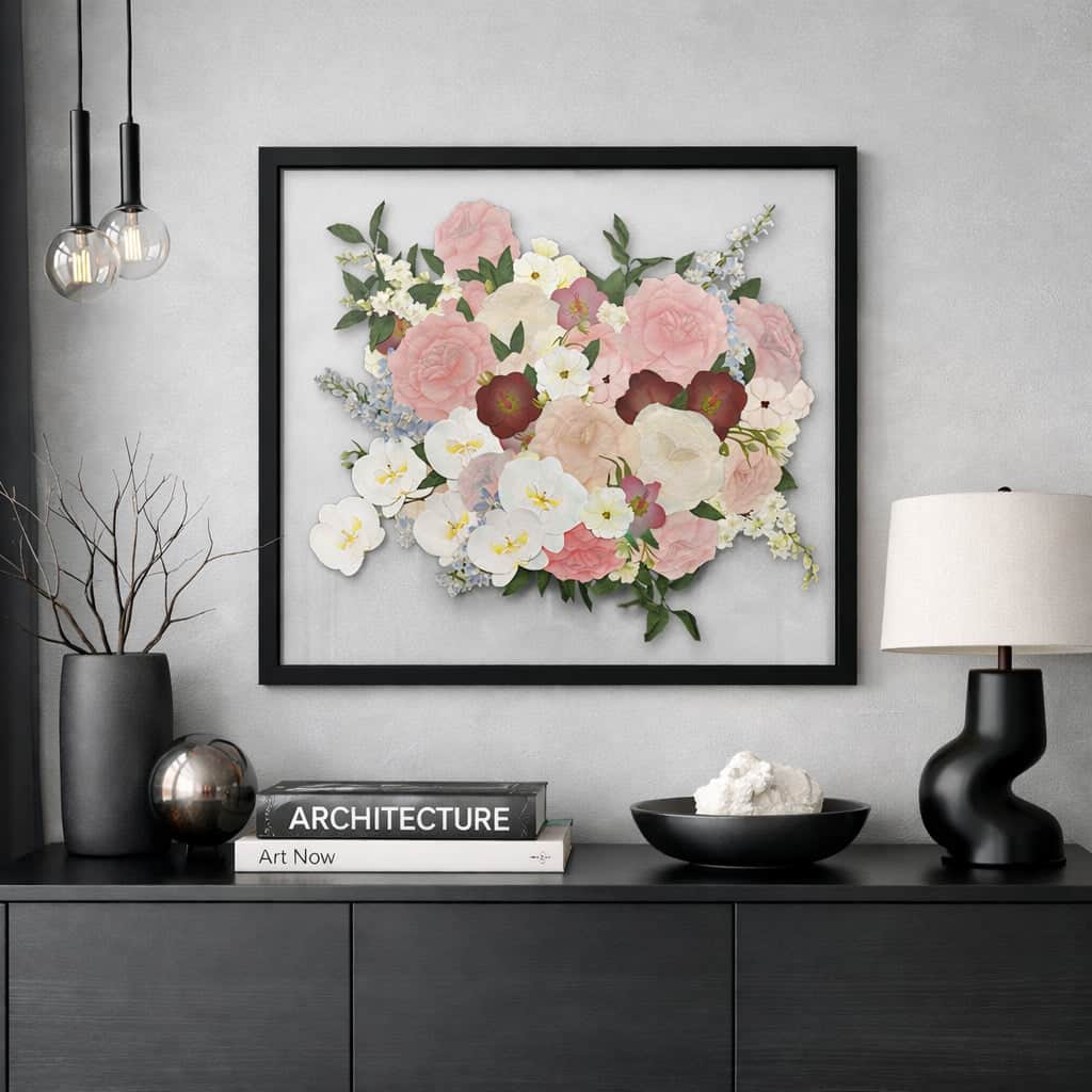 dbandrea Pressed (Framed) 24" x 28" Floating Frame