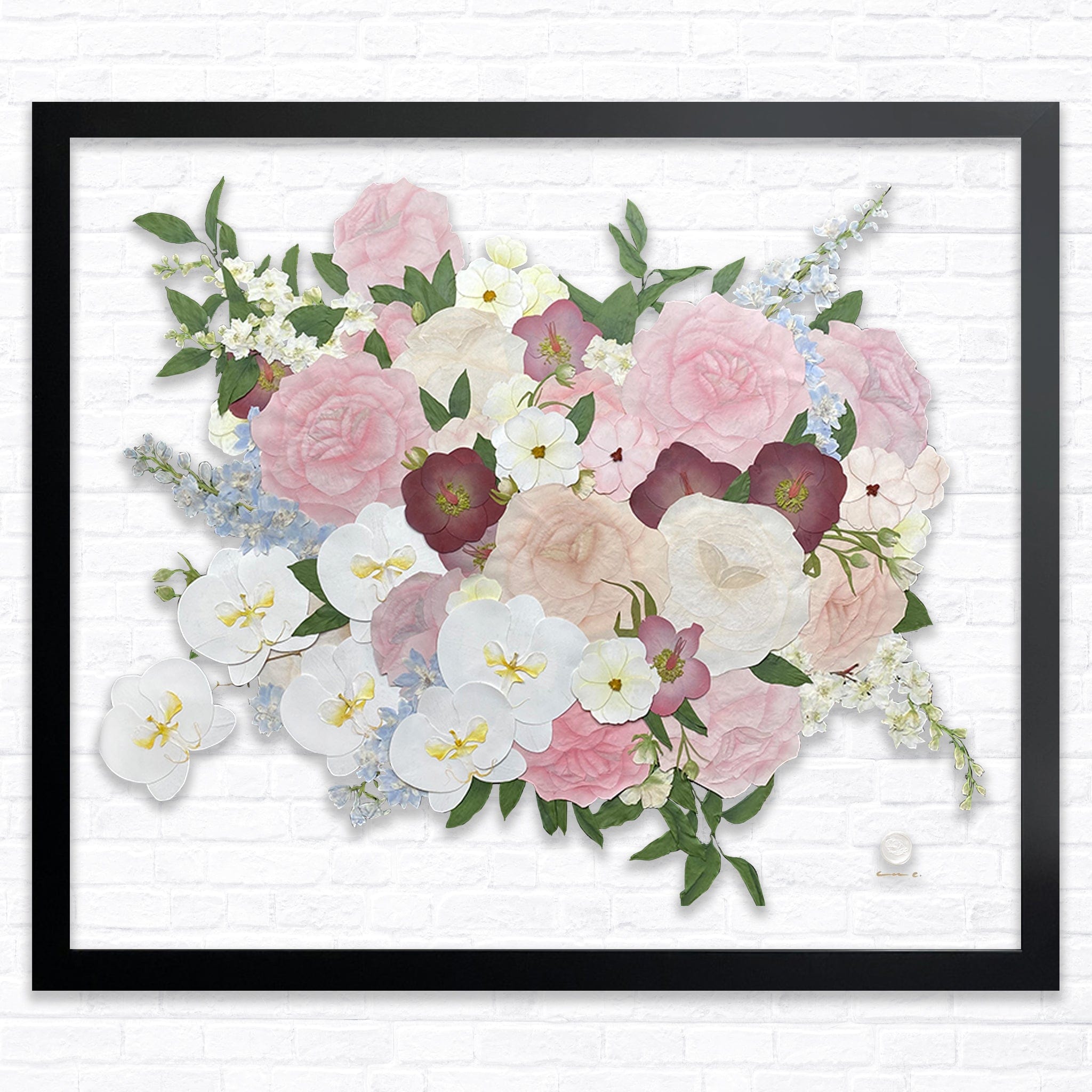 dbandrea Pressed (Framed) 24" x 28" Floating Frame