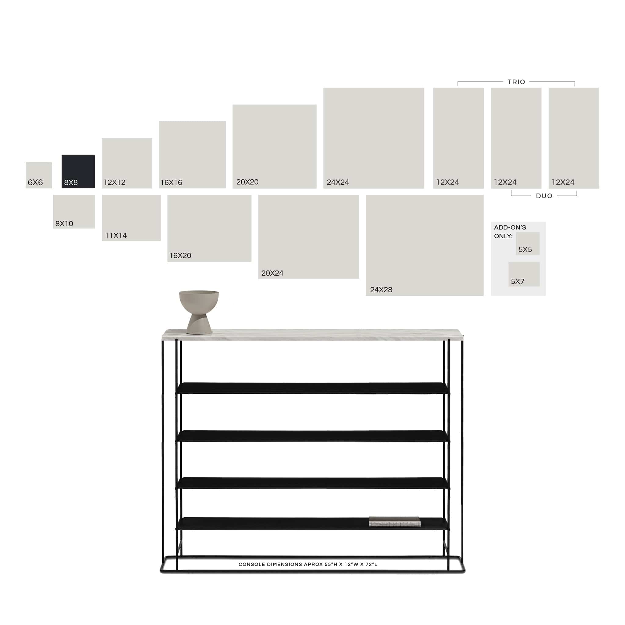 dbandrea Pressed (Framed) 8" x 8" Floating Frame