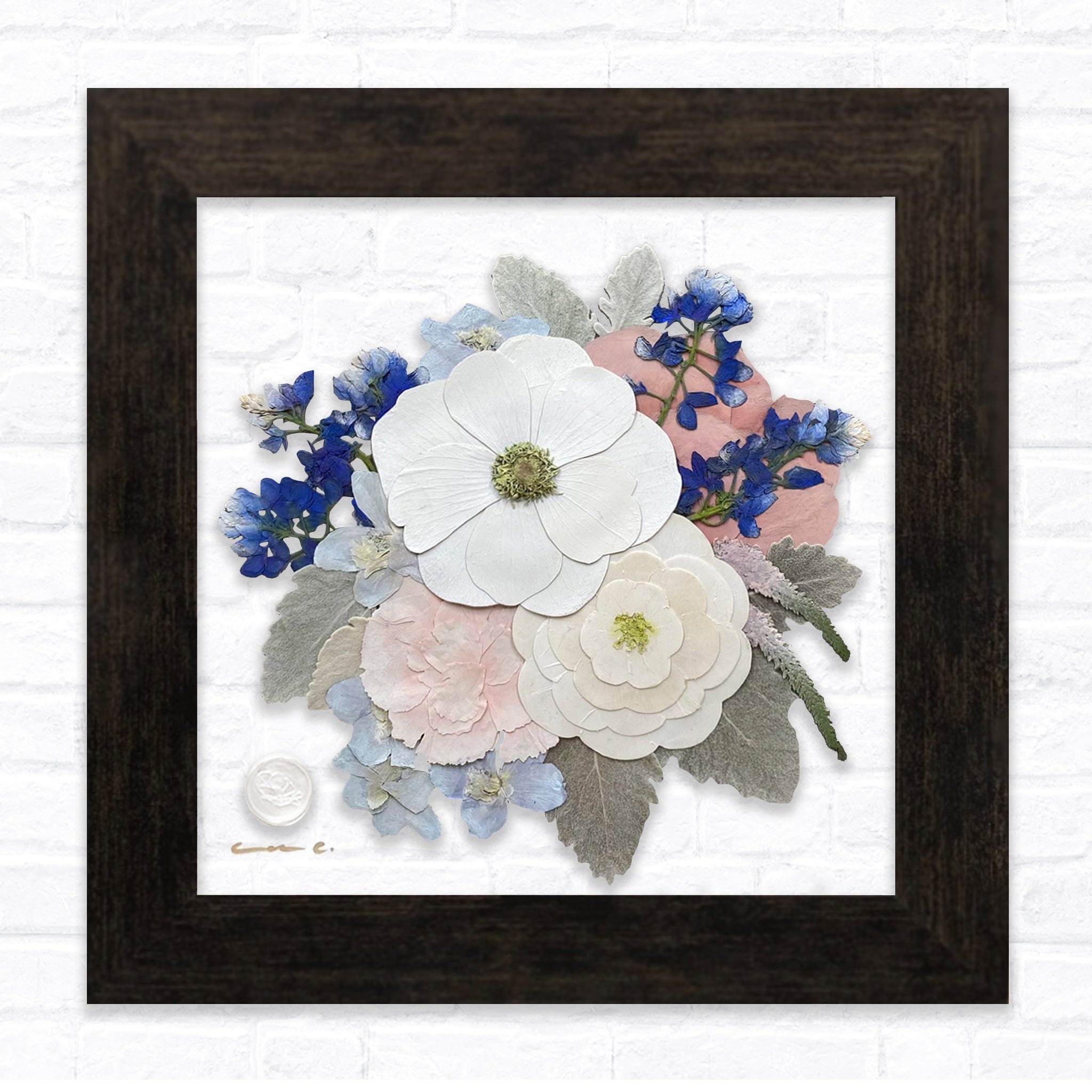 dbandrea Pressed (Framed) 8" x 8" Floating Frame