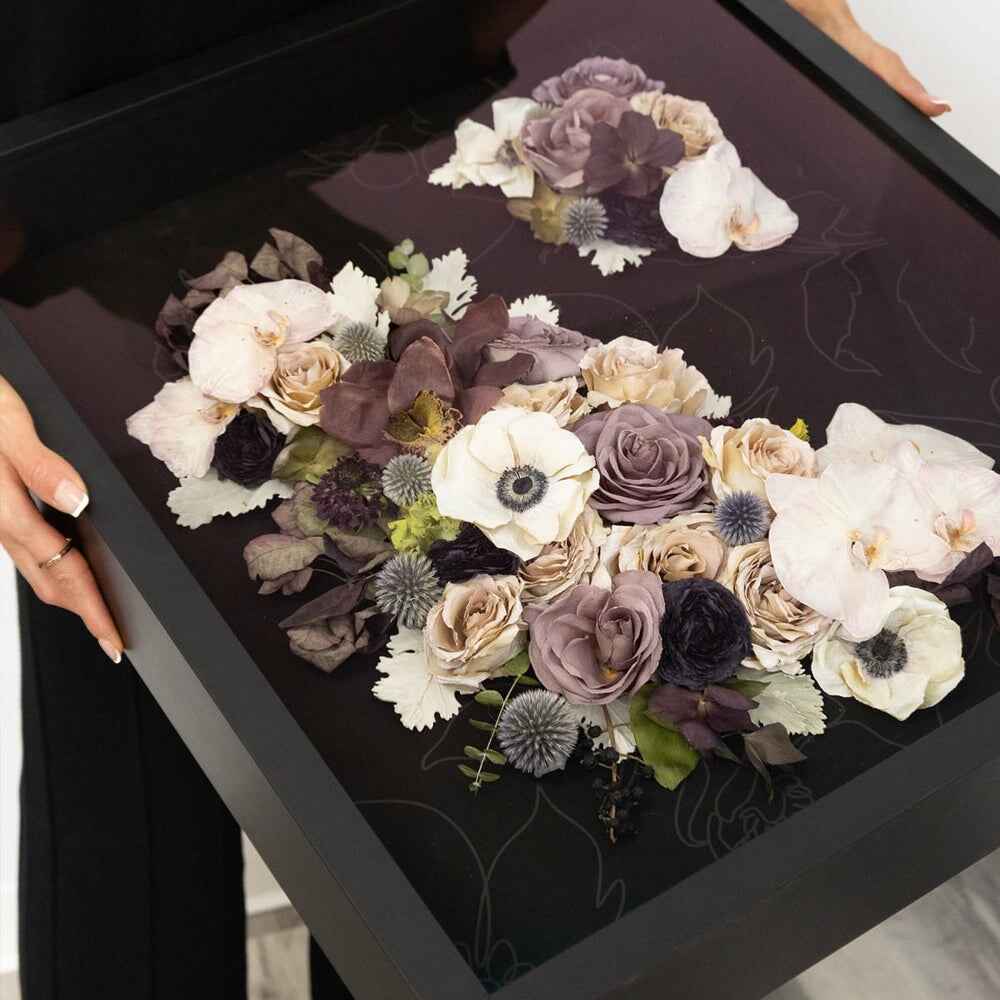 Shadow Box 3D Bouquet Preservation - Dbandrea