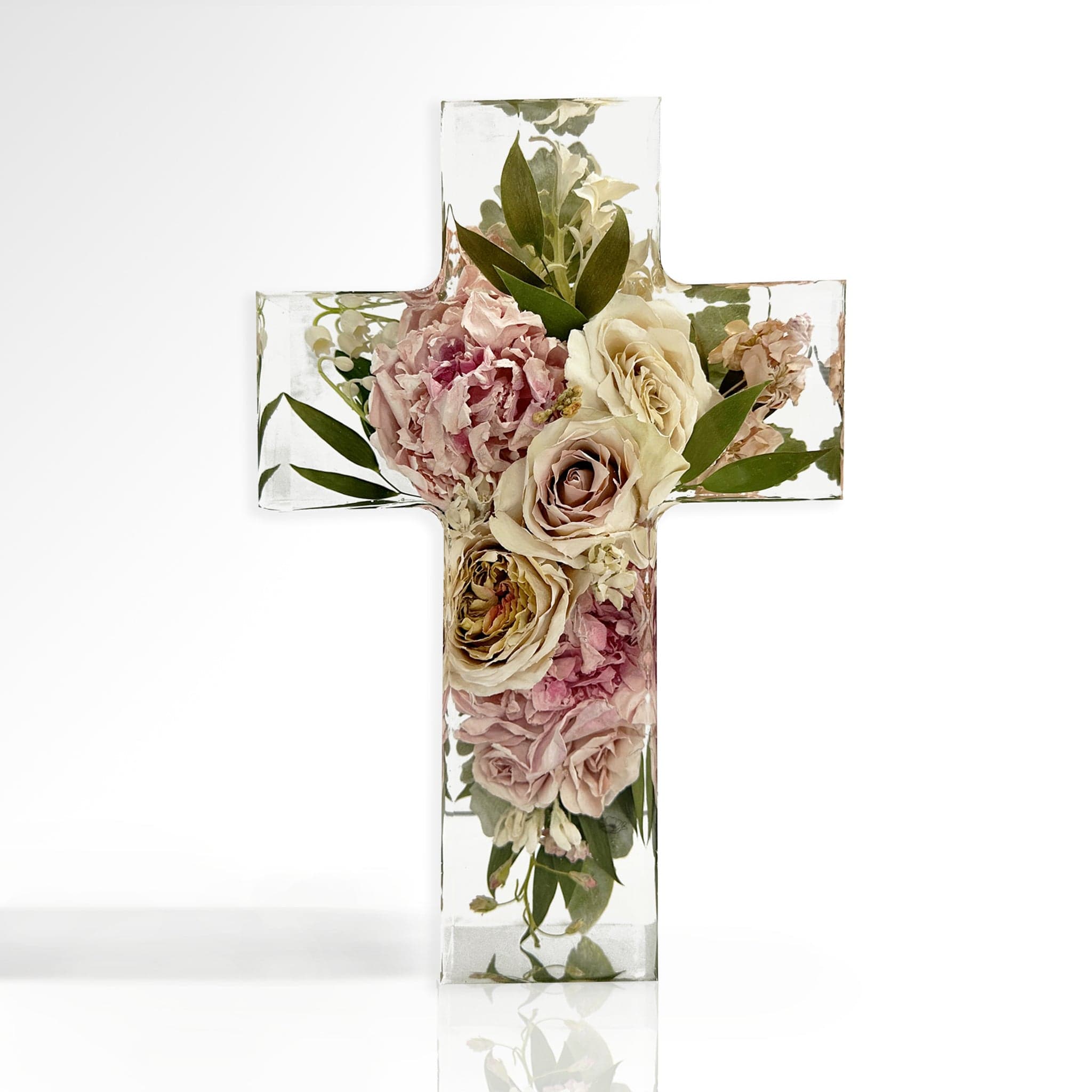 Designs by Andrea Floral Block 12" x 8" / Cross / Extra Large 12" x 8" Cross