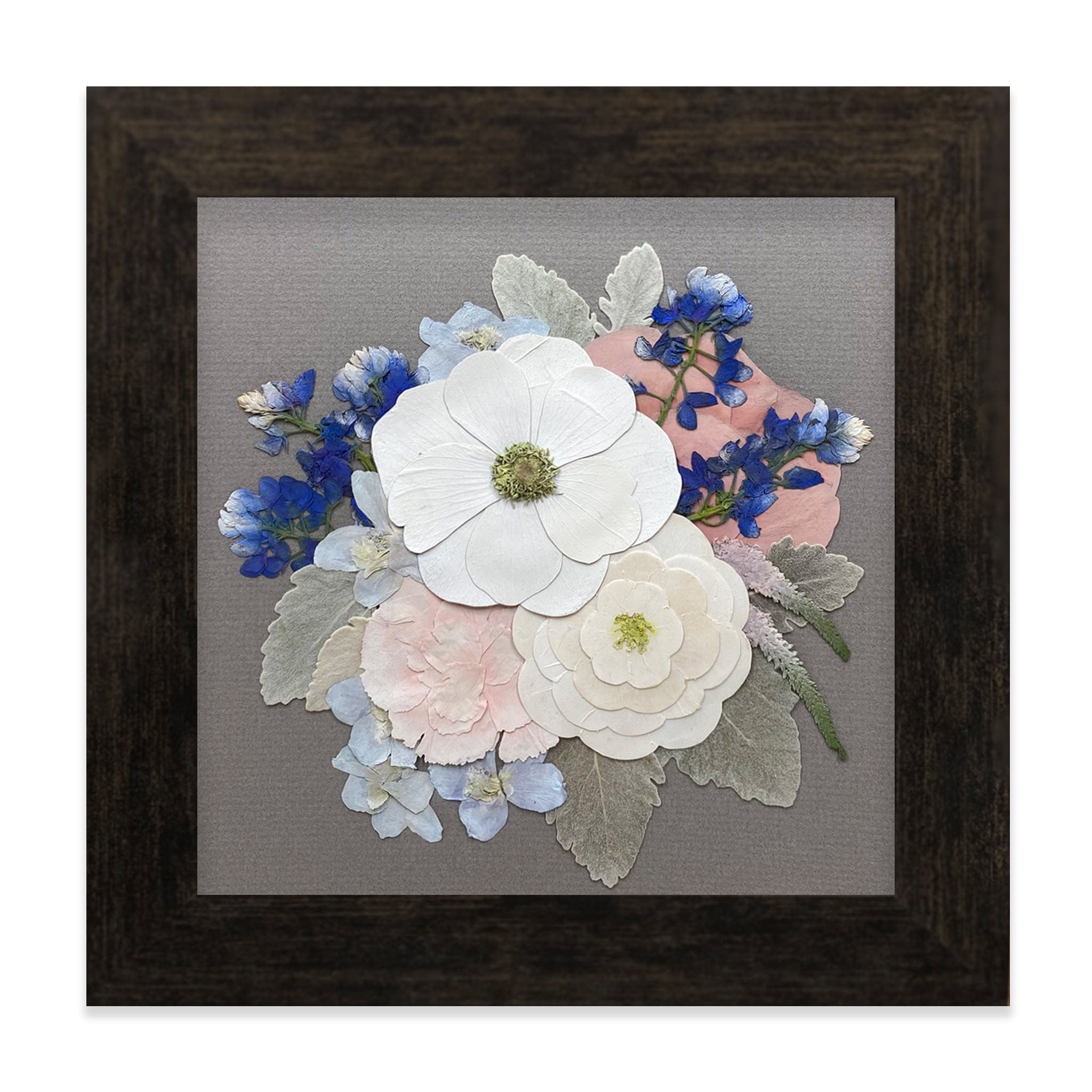 Pressed (Framed) 8" x 8" / Square / Small 8" x 8" Classic Frame - Designs By Andrea