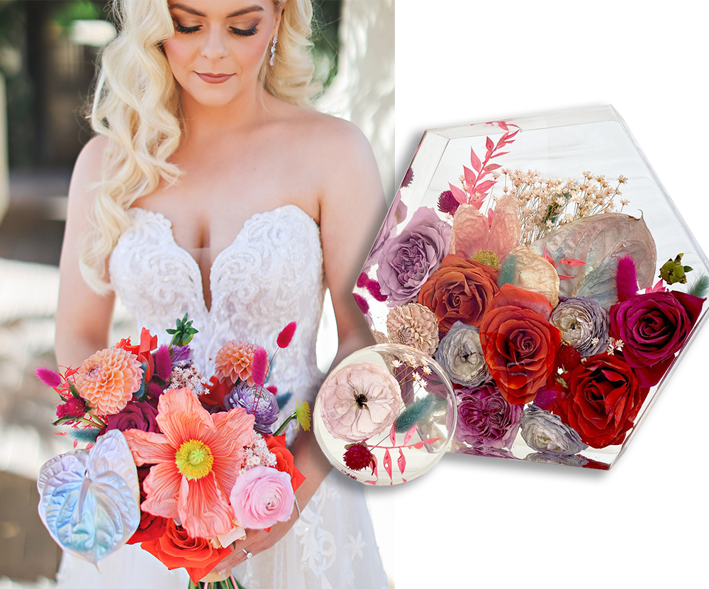 Wedding Bouquet Preservation - Designs By Andrea