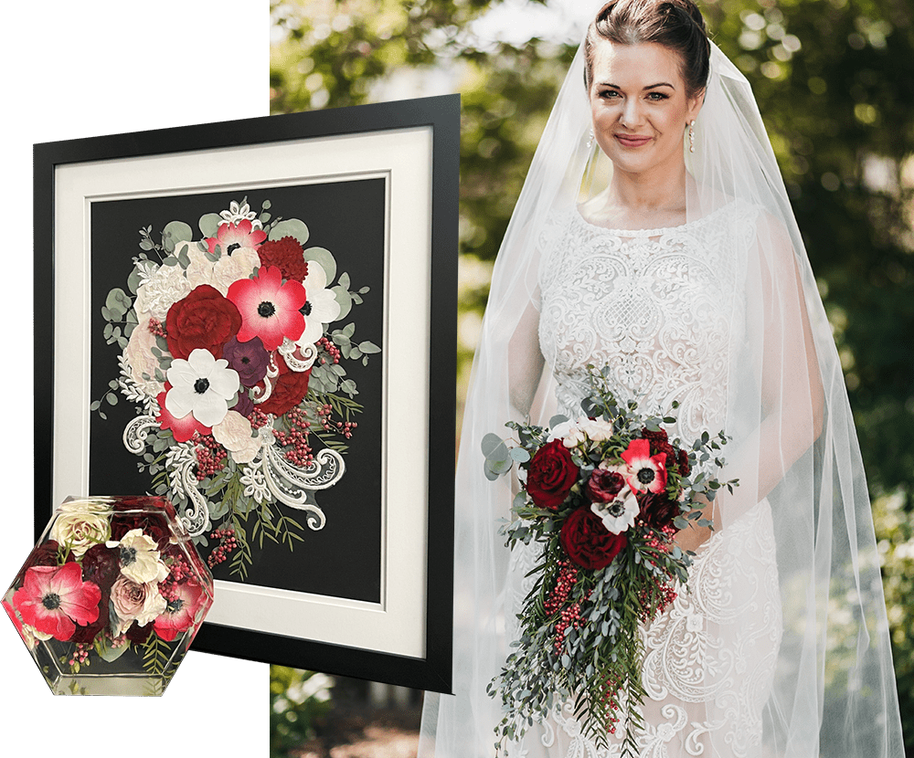 Wedding Bouquet Preservation - Designs By Andrea