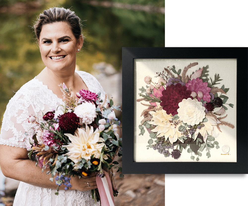 Wedding Bouquet Preservation - Designs By Andrea
