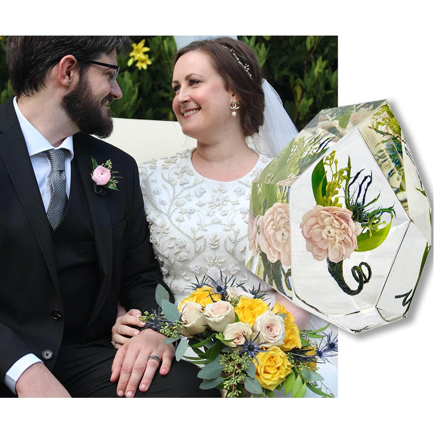 Gem Floral Block Bouquet Preservstion - Dbandrea