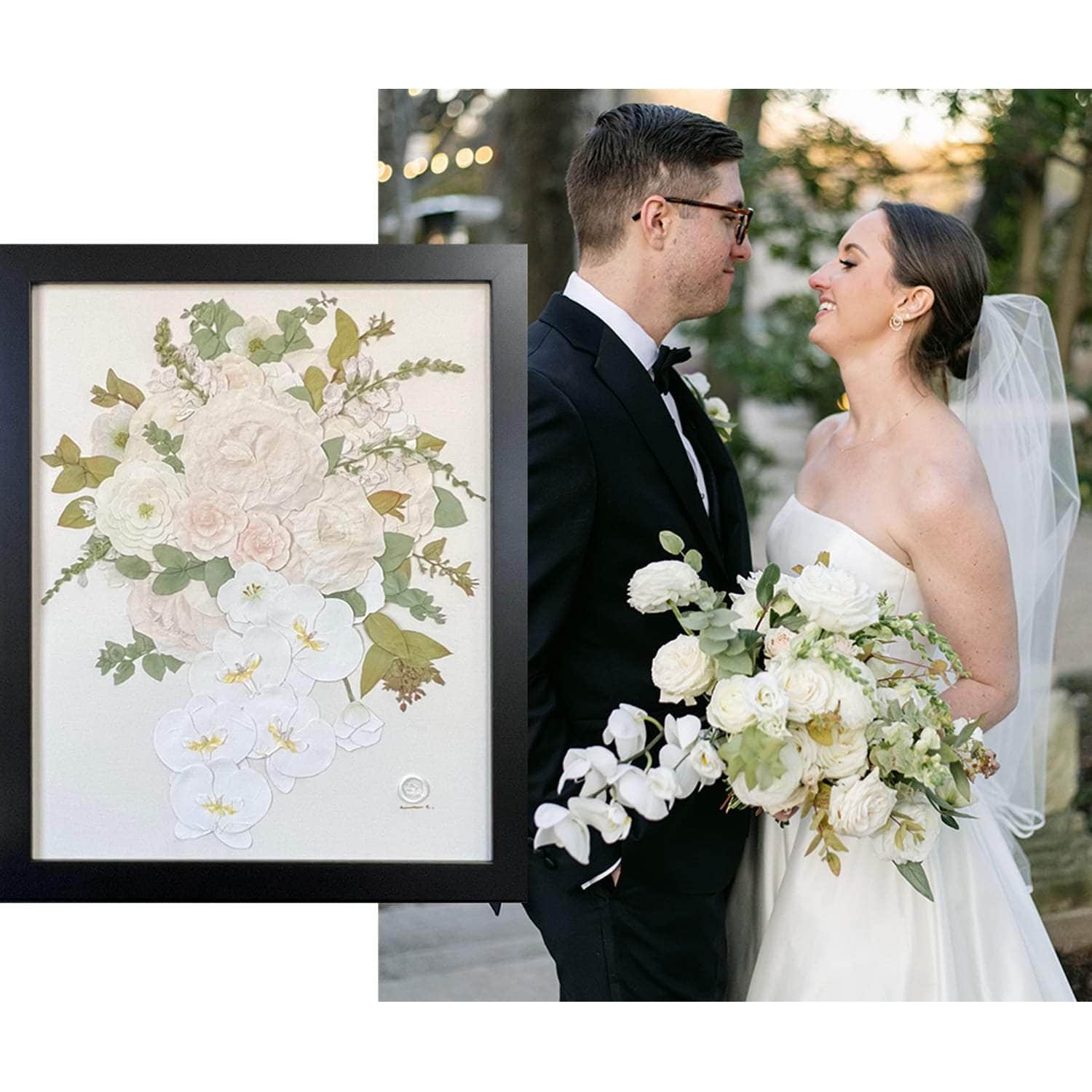 Pressed Frame Bouquet Preservation - Dbandrea