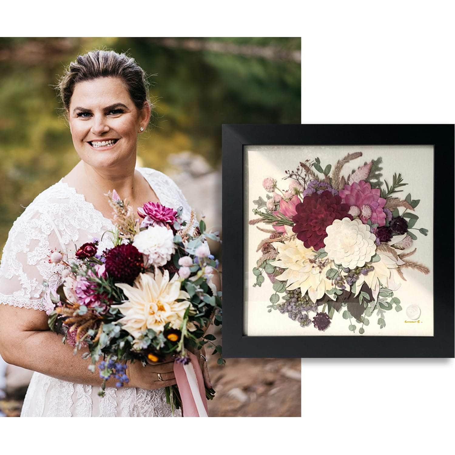 Pressed Wedding Bouquet Preservation - Dbandrea
