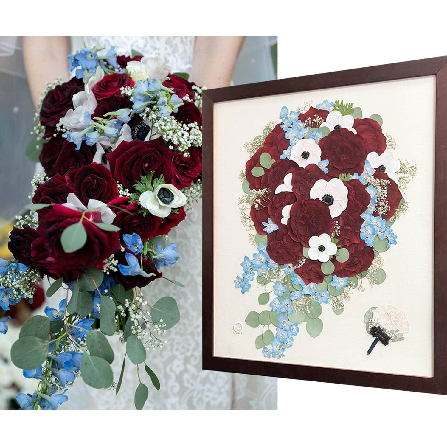 Pressed Frame Bouquet Preservation - Dbandrea