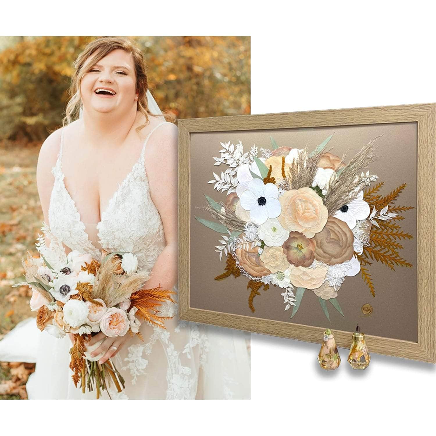 Wedding Bouquet Pressed Preservation - Dbandrea
