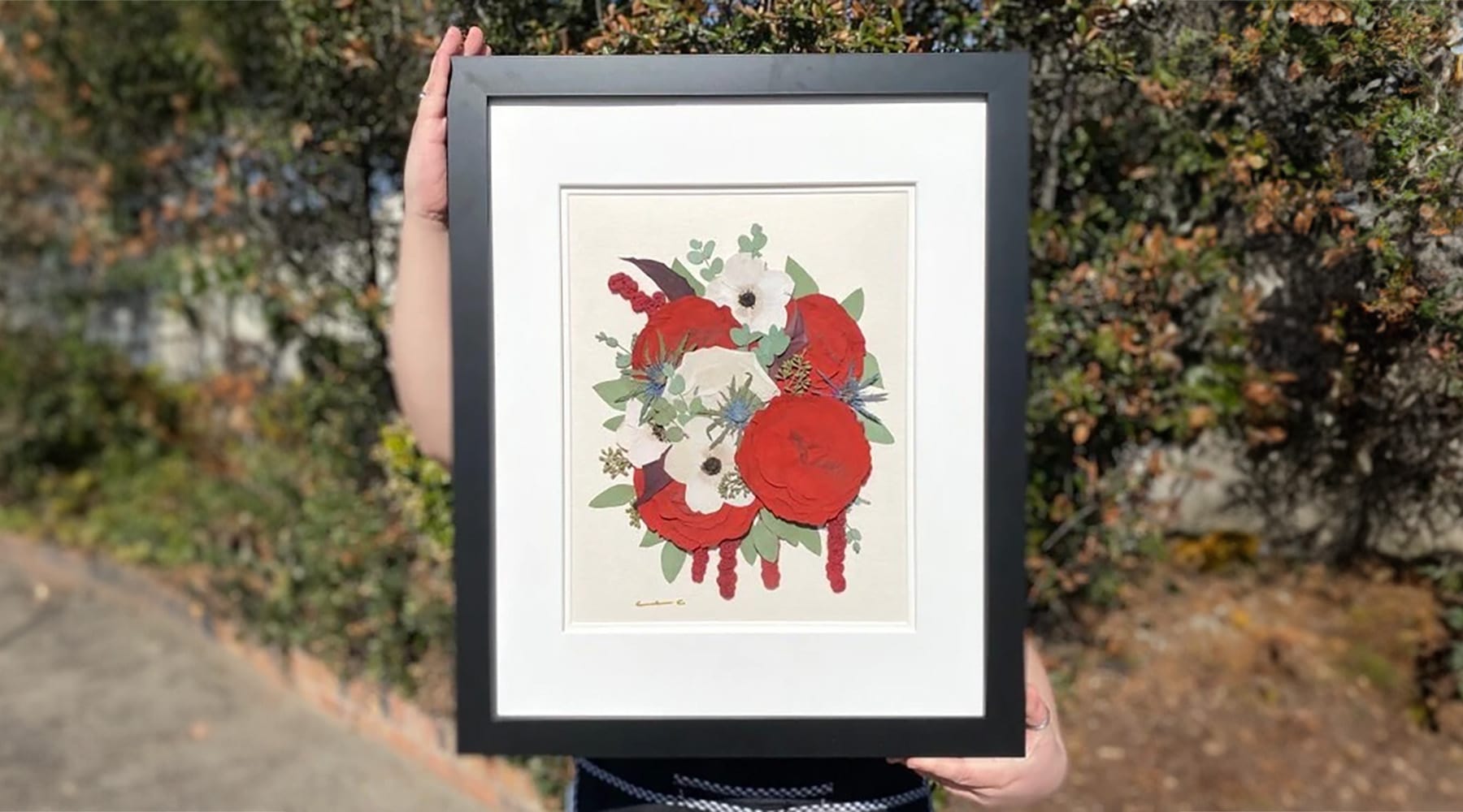Pressed Wedding Bouquet Preservation - DBandrea