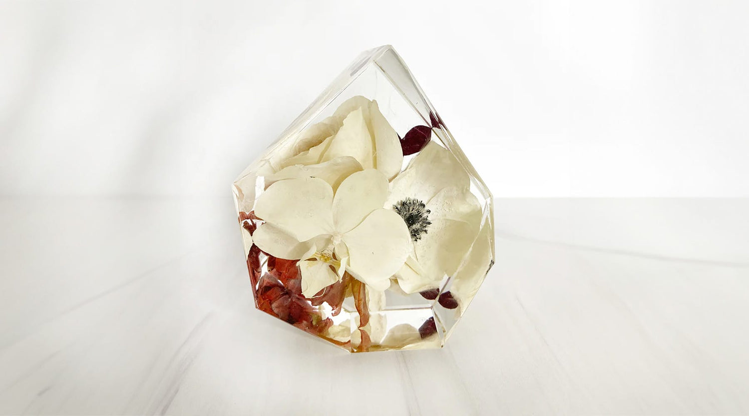 Orchid Floral Block Wedding Bouquet Preservation - DBandrea