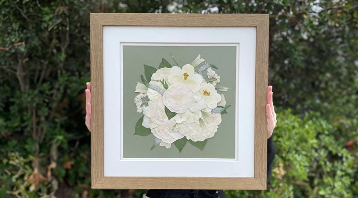 Pressed Wedding Bouquet Preservation - DBandrea