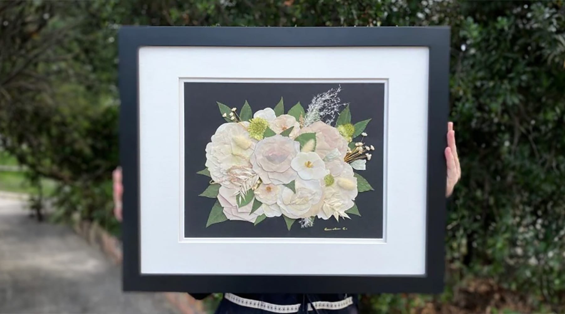 Pressed Wedding Bouquet Preservation - DBandrea