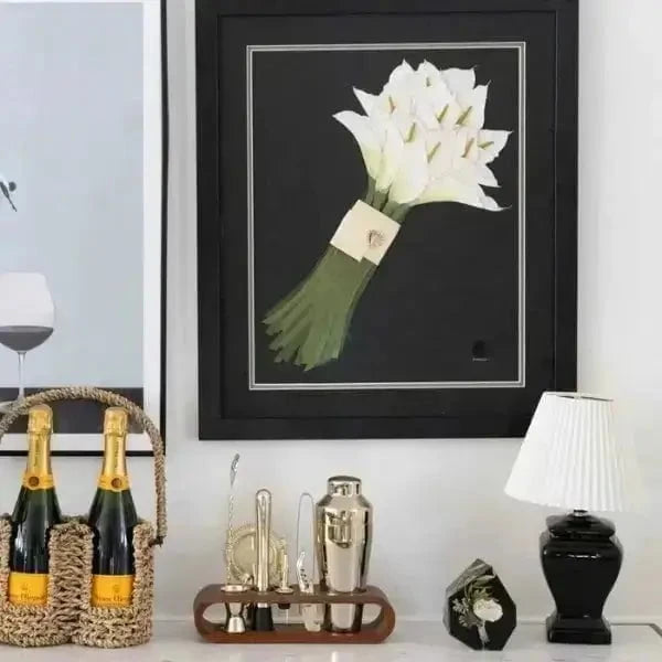 Pressed Bouquet Preservation and Small Floral Block - dbandrea