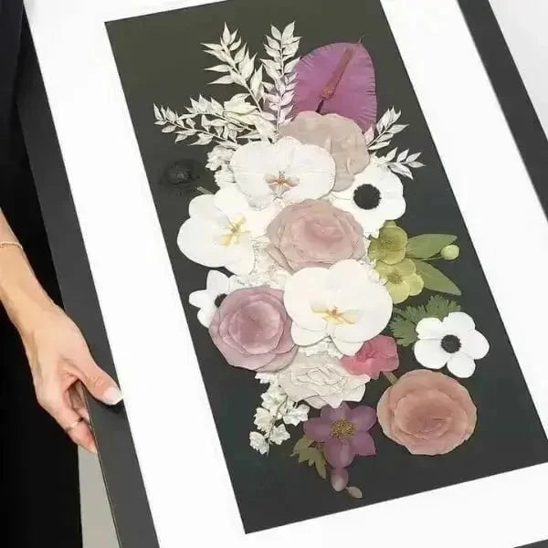 Frame Pressed Wedding Bouquet Preservation - dbandreaa