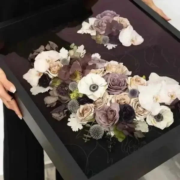 Wedding Bouquet Shadow Box Flower Preservation - dbandrea
