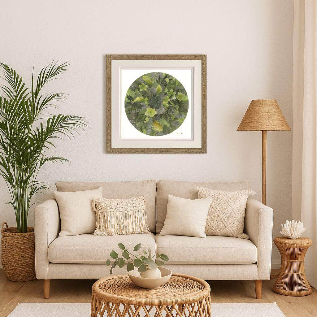 dbandrea Botanical Greens Bloom Pressed Flower Print