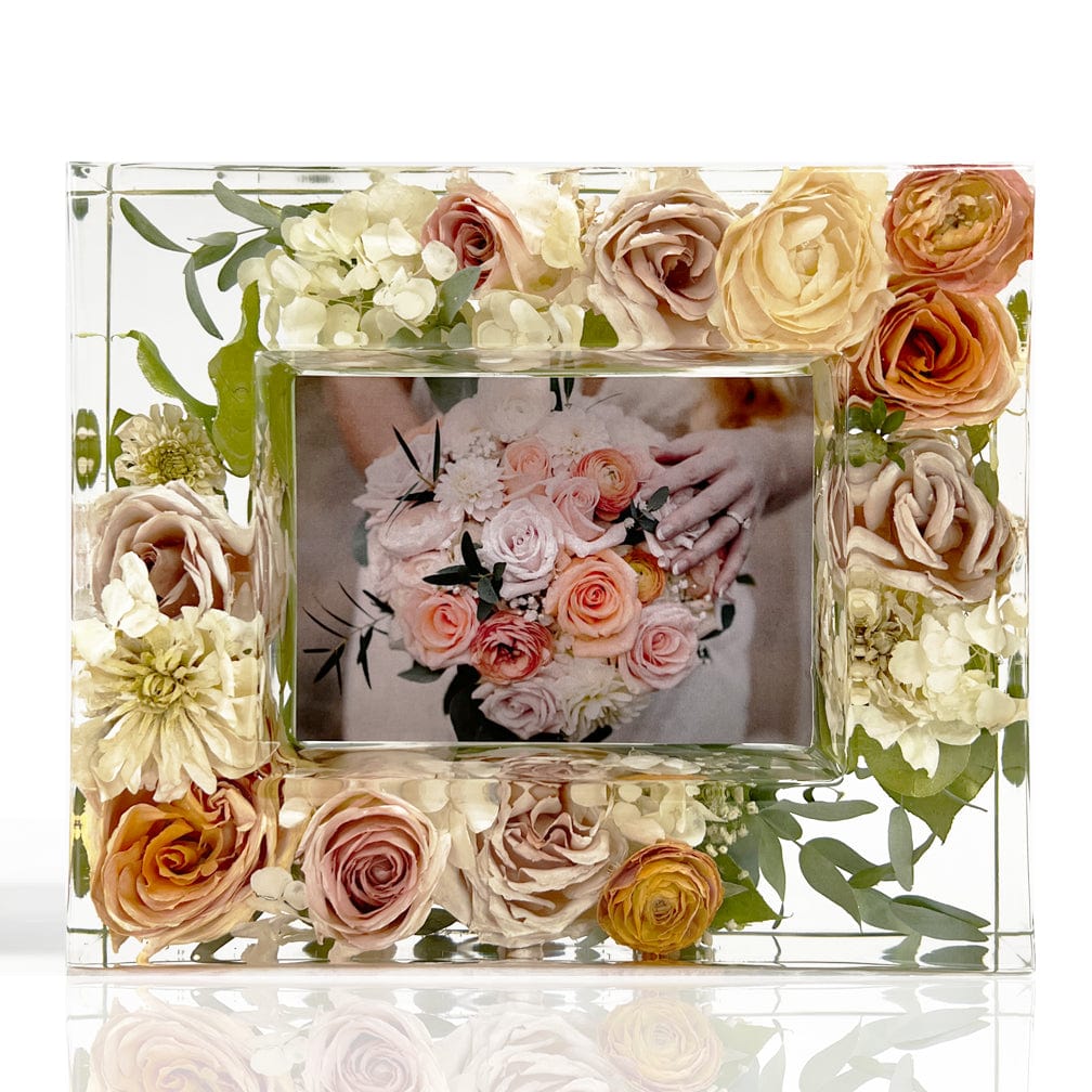 dbandrea Floral Block 11.75" x 10" Floral Frame
