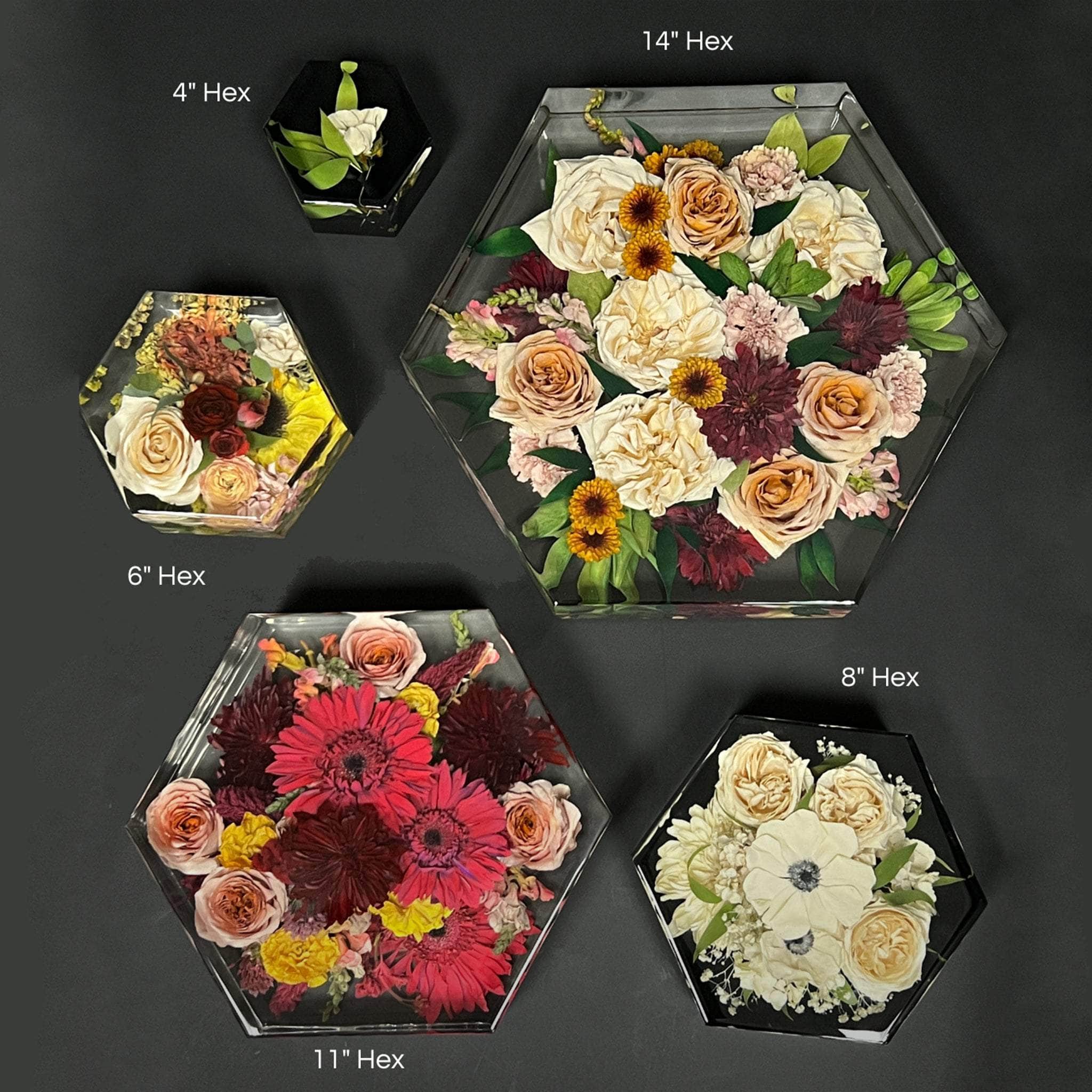 dbandrea Floral Block 11" Hexagon