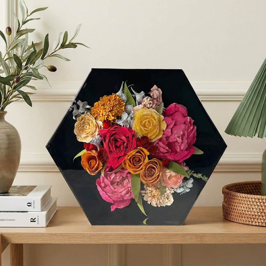 dbandrea Floral Block 11" Hexagon