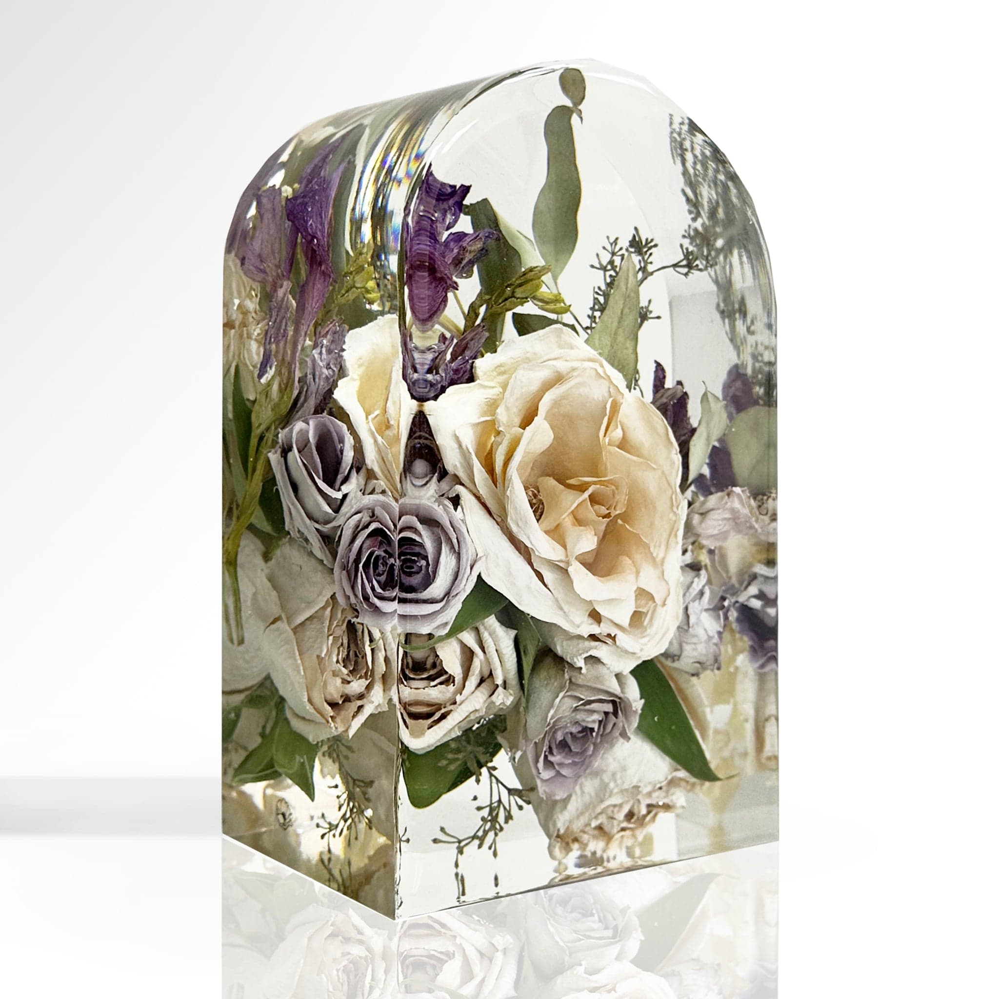 dbandrea Floral Block 7" x 4.3" Arch