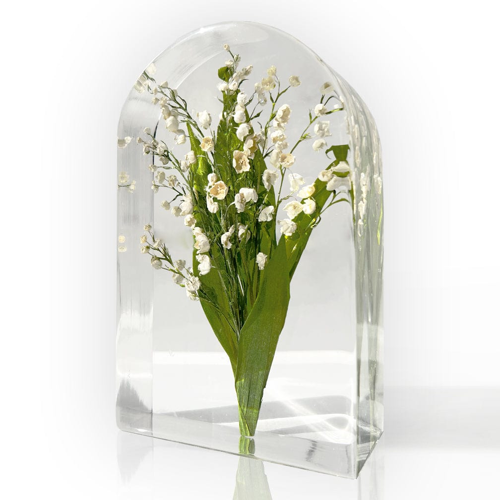 dbandrea Floral Block 7" x 4.3" Arch - dbandrea