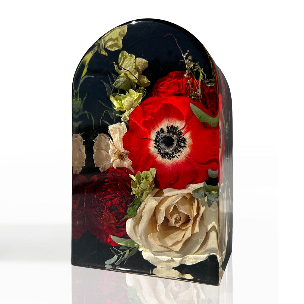dbandrea Floral Block 7" x 4.3" Arch - dbandrea