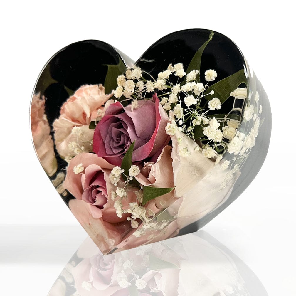 dbandrea Floral Block 8" Upright Heart