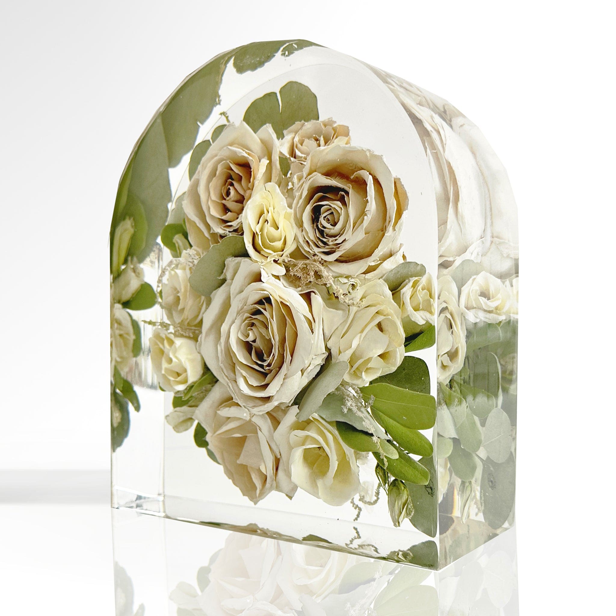 dbandrea Floral Block 8" x 7" Arch